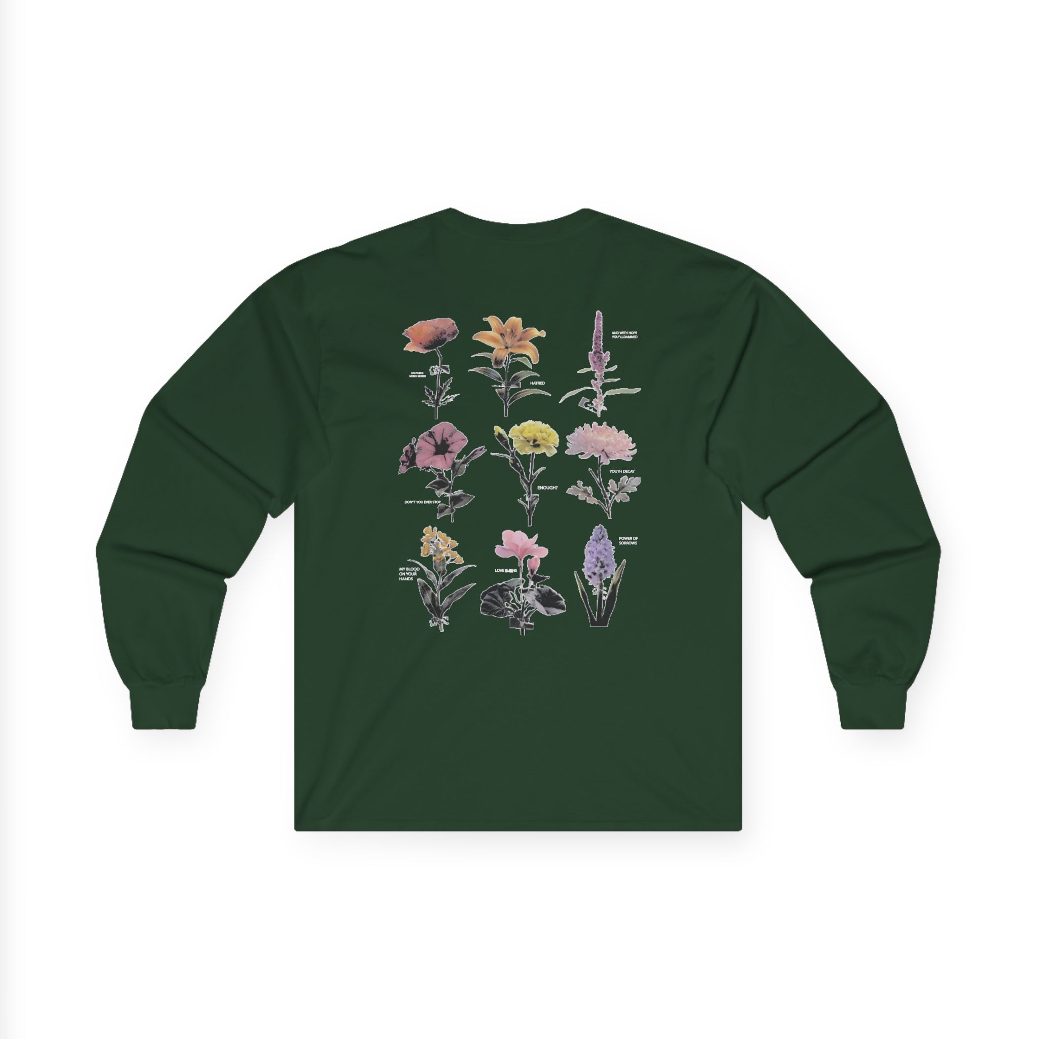 Paleface Swiss Hidden Flowers Unisex Ultra Cotton Long Sleeve Tee - Image 8