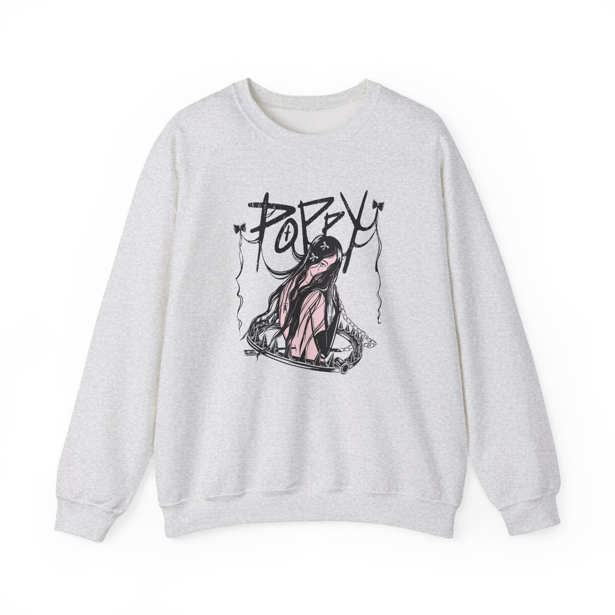 Poppy Unisex Heavy Blend™ Crewneck Sweatshirt - Image 5