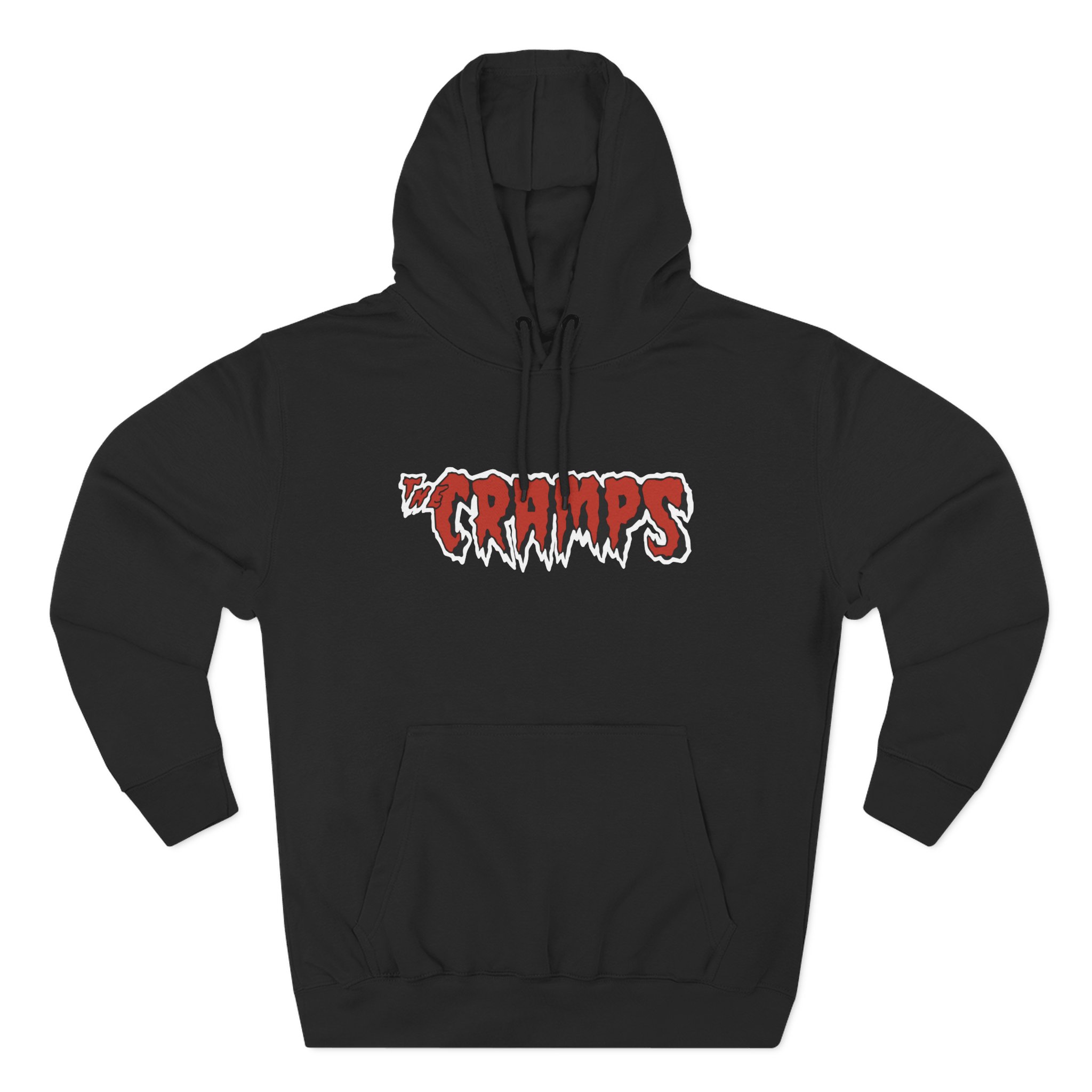 The Cramps Logo Three-Panel Fleece Hoodie