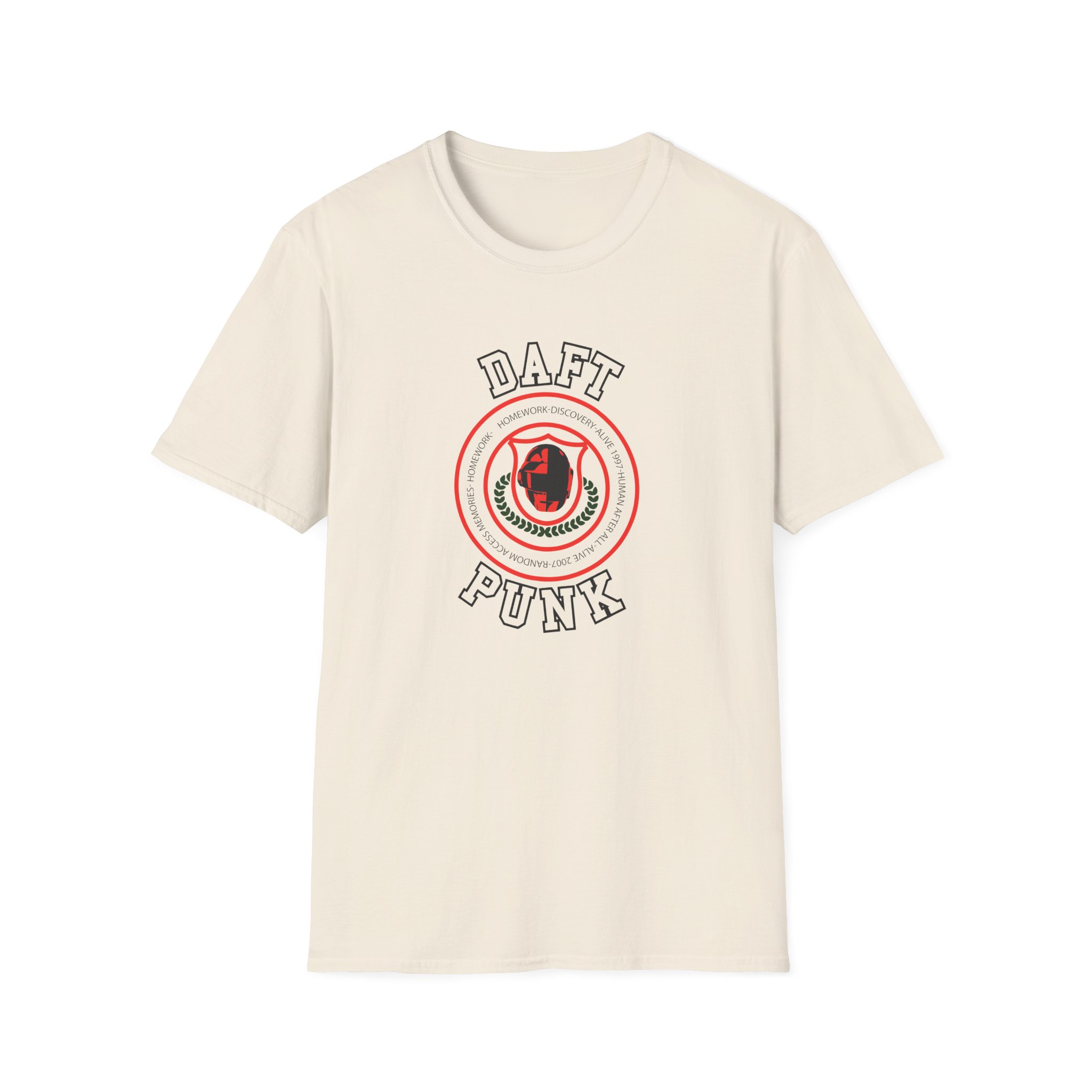 Daft Punk Unisex Softstyle T-Shirt - Image 3