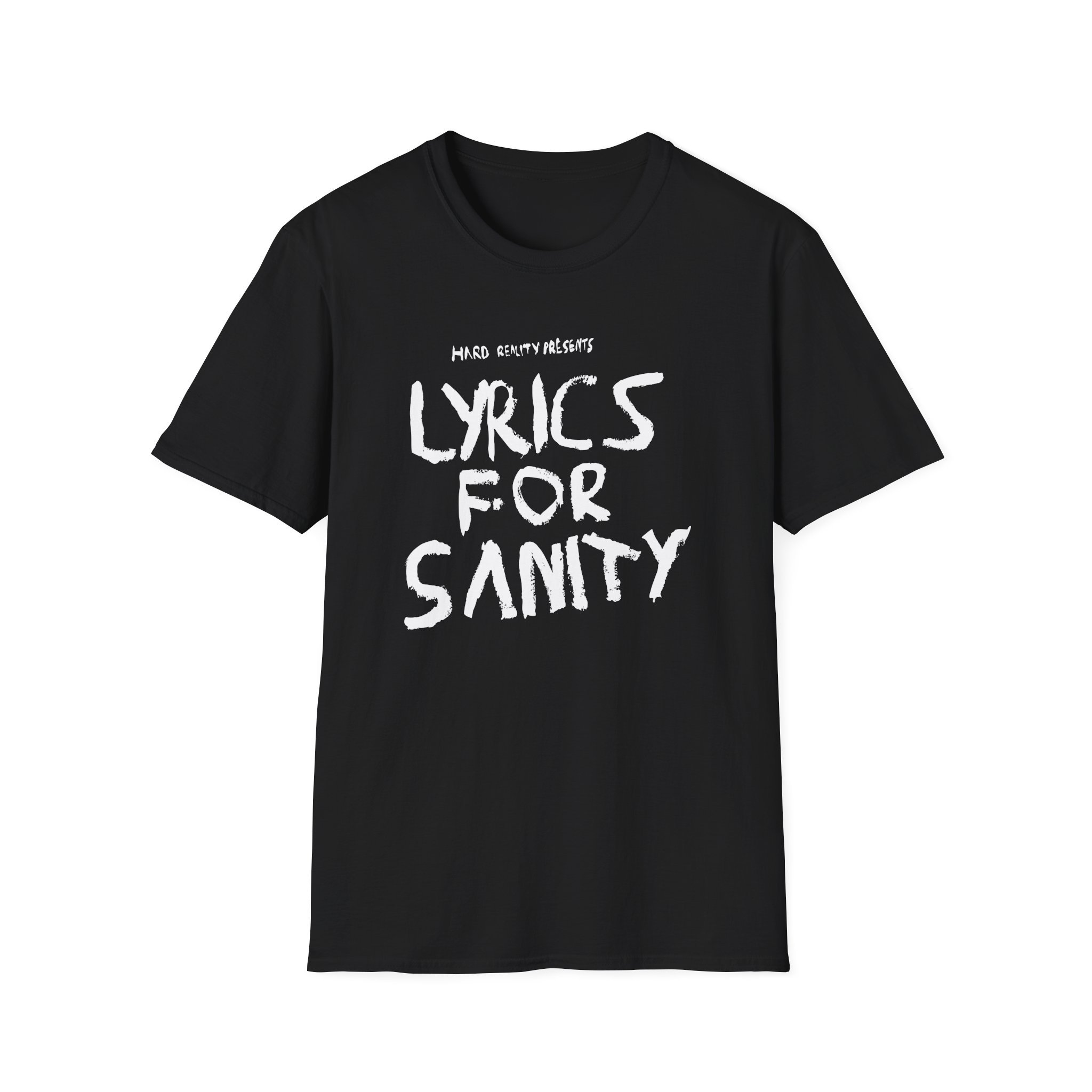 Songer Lyrics for Sanity Unisex Softstyle T-Shirt