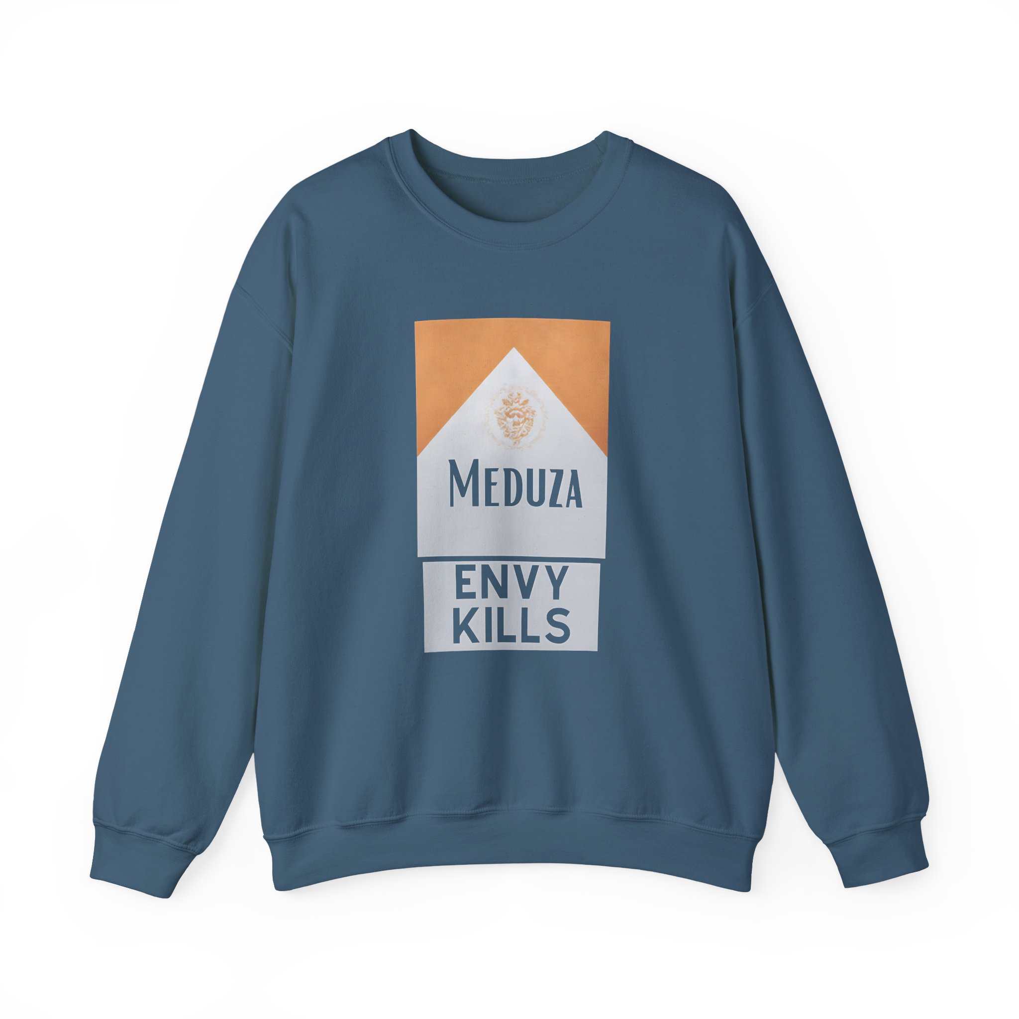Meduza Envy Boxy Tie-dyed Unisex Heavy Blend™ Crewneck Sweatshirt - Image 15