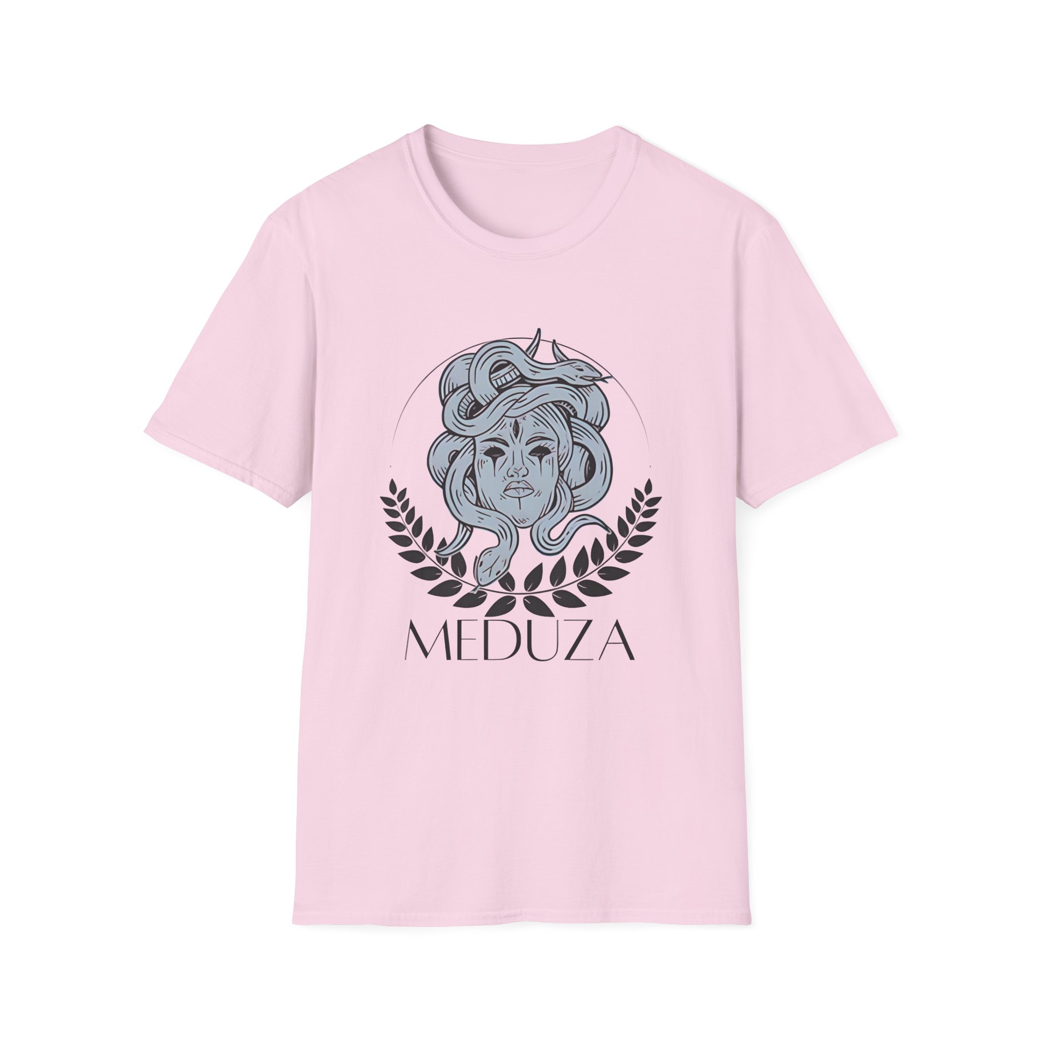 Meduza Head Fleece Unisex Softstyle T-Shirt - Image 13