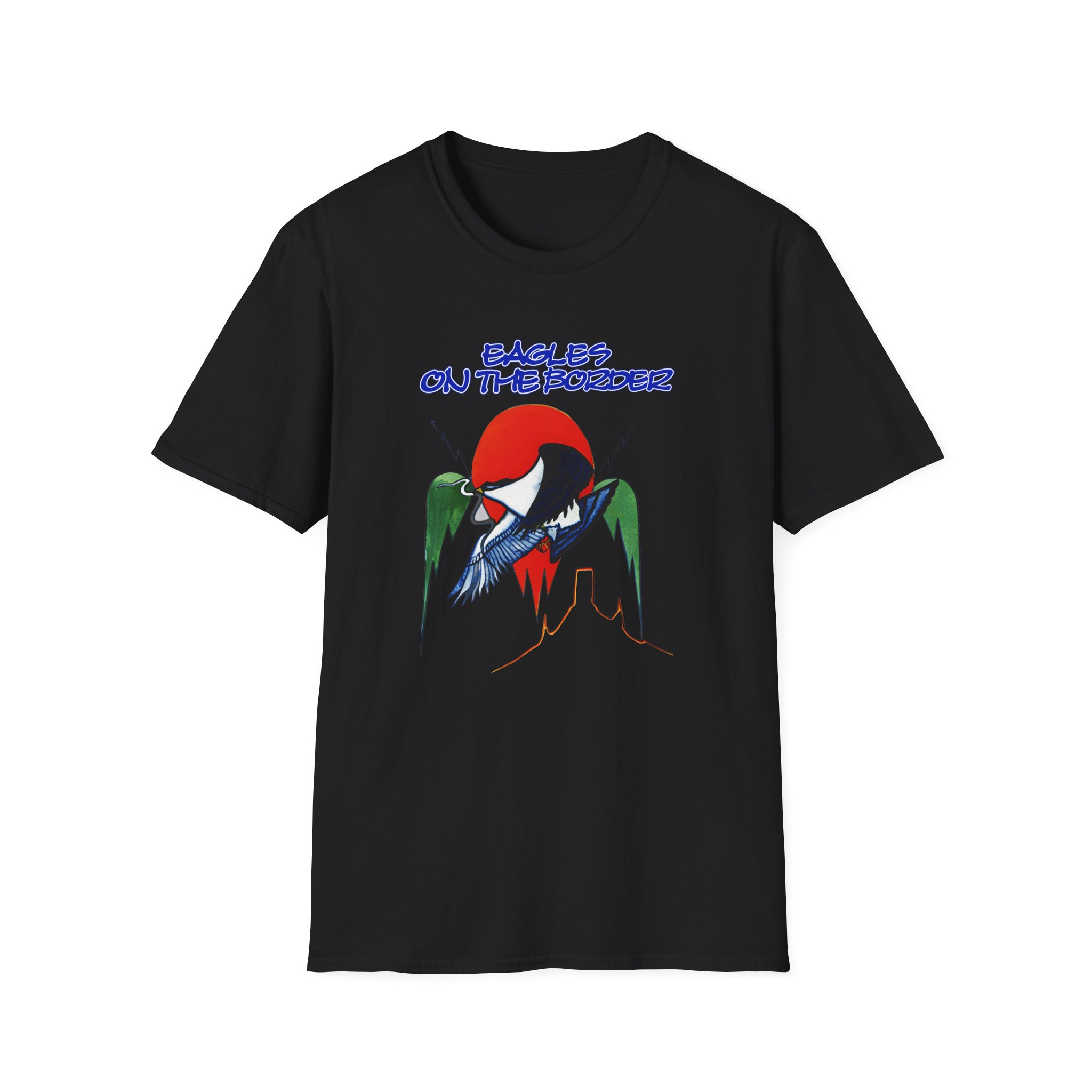 The Eagles on the Border Unisex Softstyle T-Shirt - Image 3
