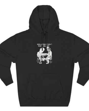 Three-Panel Fleece Hoodie