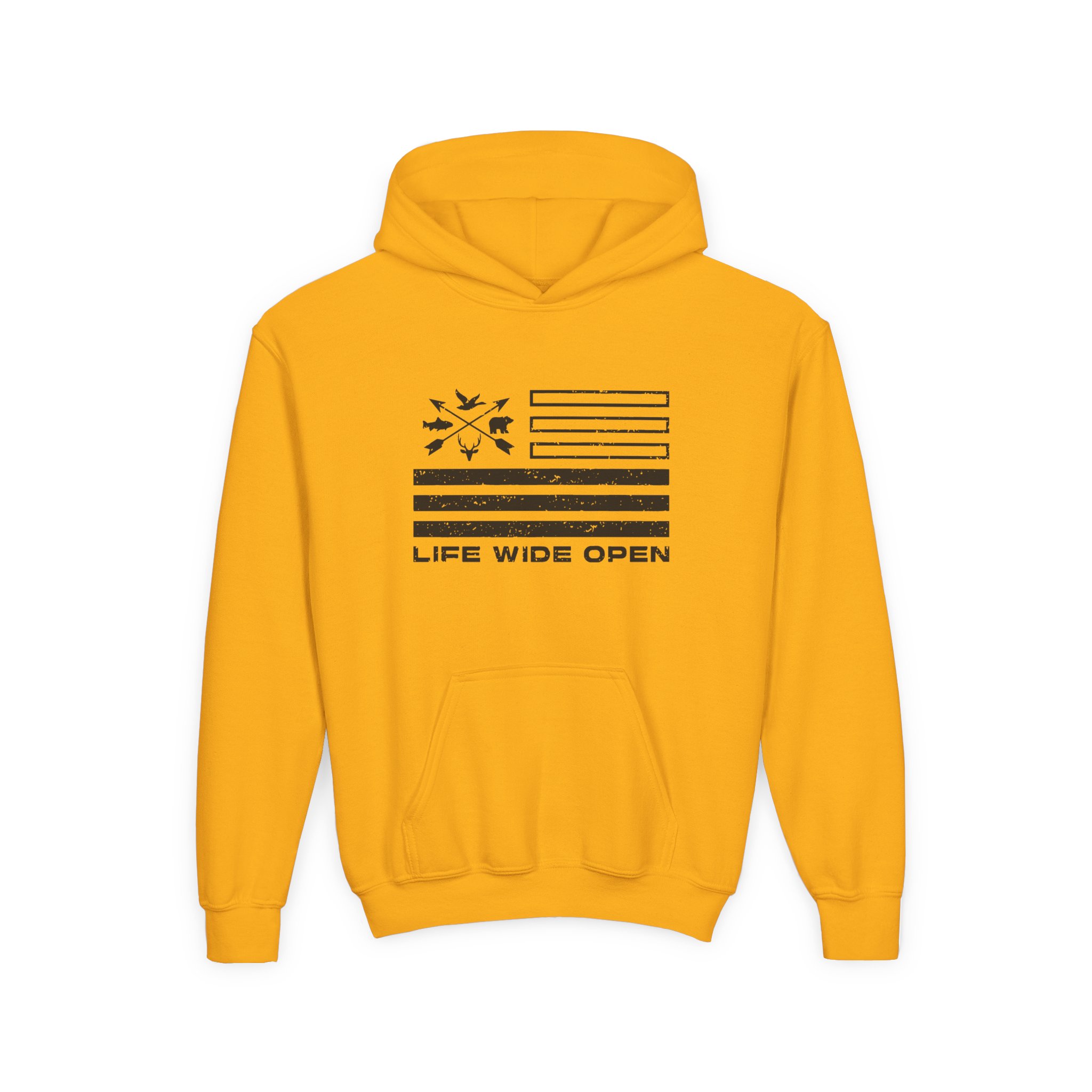 Cboystv Freedom Outdoors Youth Heavy Blend Hooded Sweatshirt - Image 5