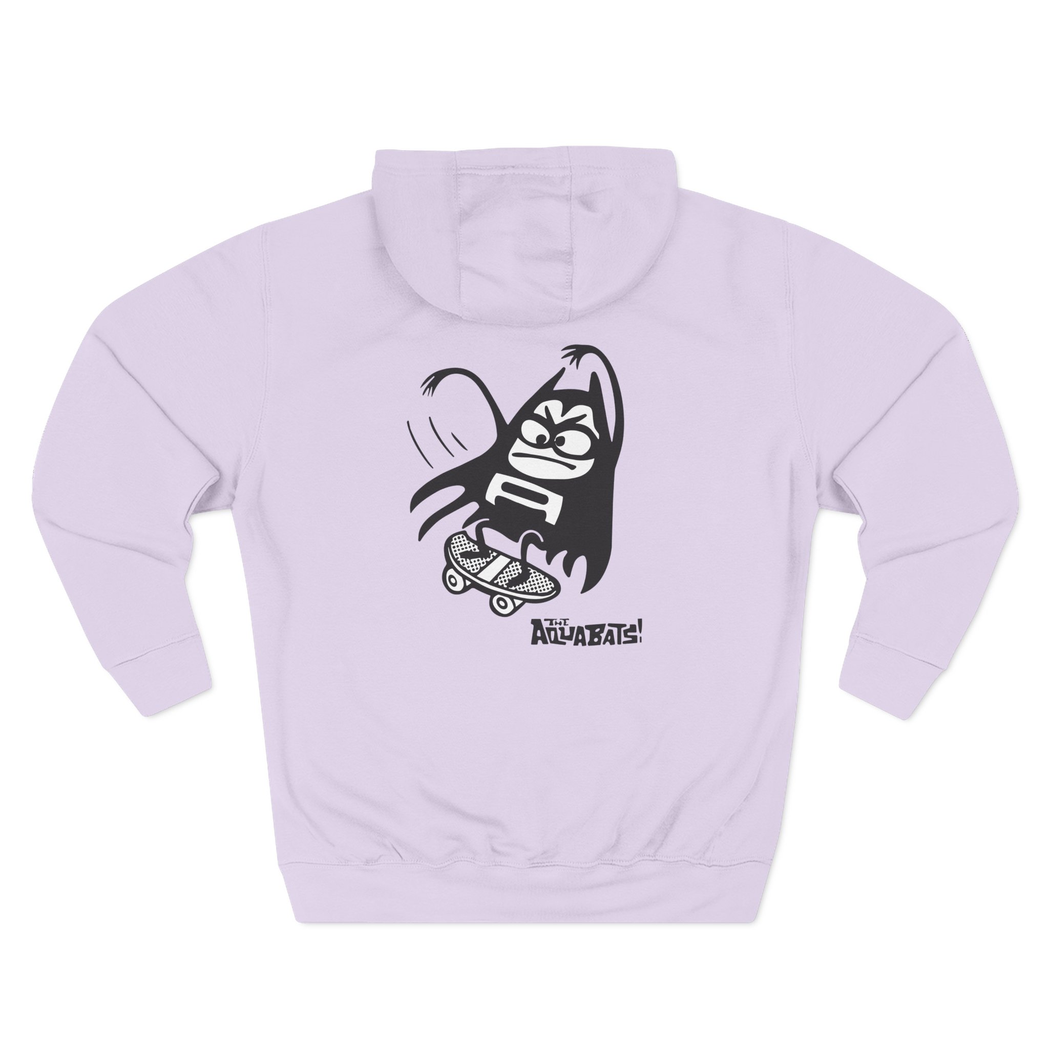 The Aquabats Lil Bat Skateboard Three-Panel Fleece Hoodie - Image 14