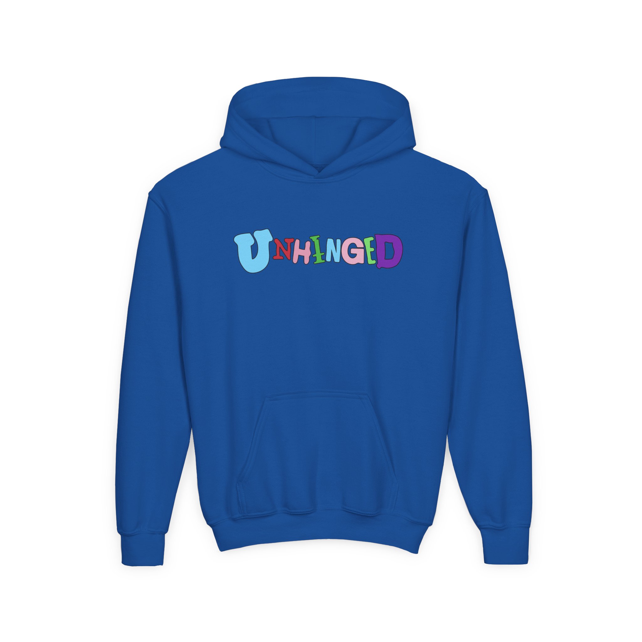 Garrett Watts Unhinged Youth Heavy Blend Hooded Sweatshirt - Image 17