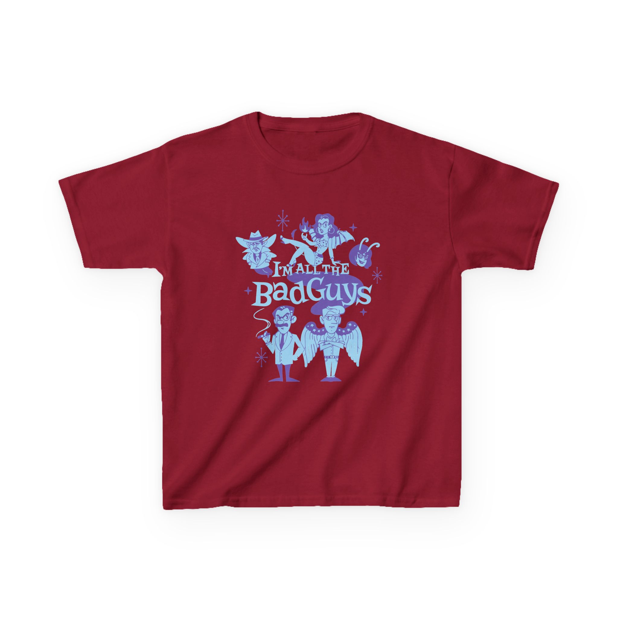 Dropout I'm All The Bad Guys Kids Heavy Cotton™ Tee - Image 11