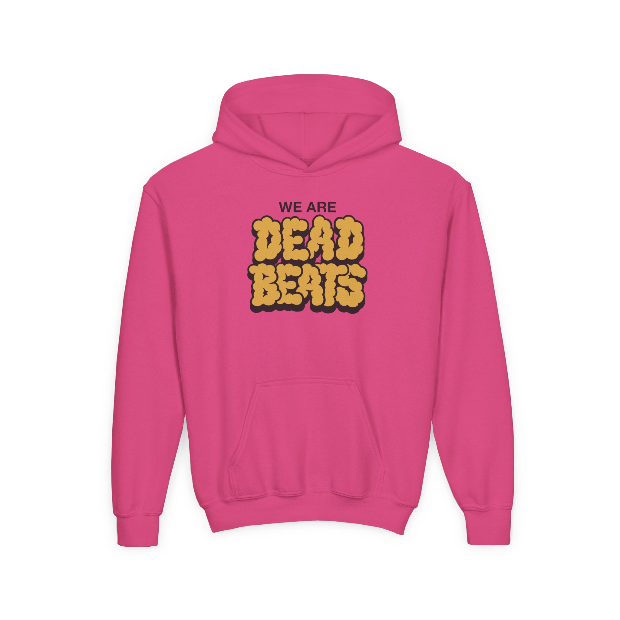 Deadbeats We Are Deadbeats Puff Youth Heavy Blend Hooded Sweatshirt - Image 9