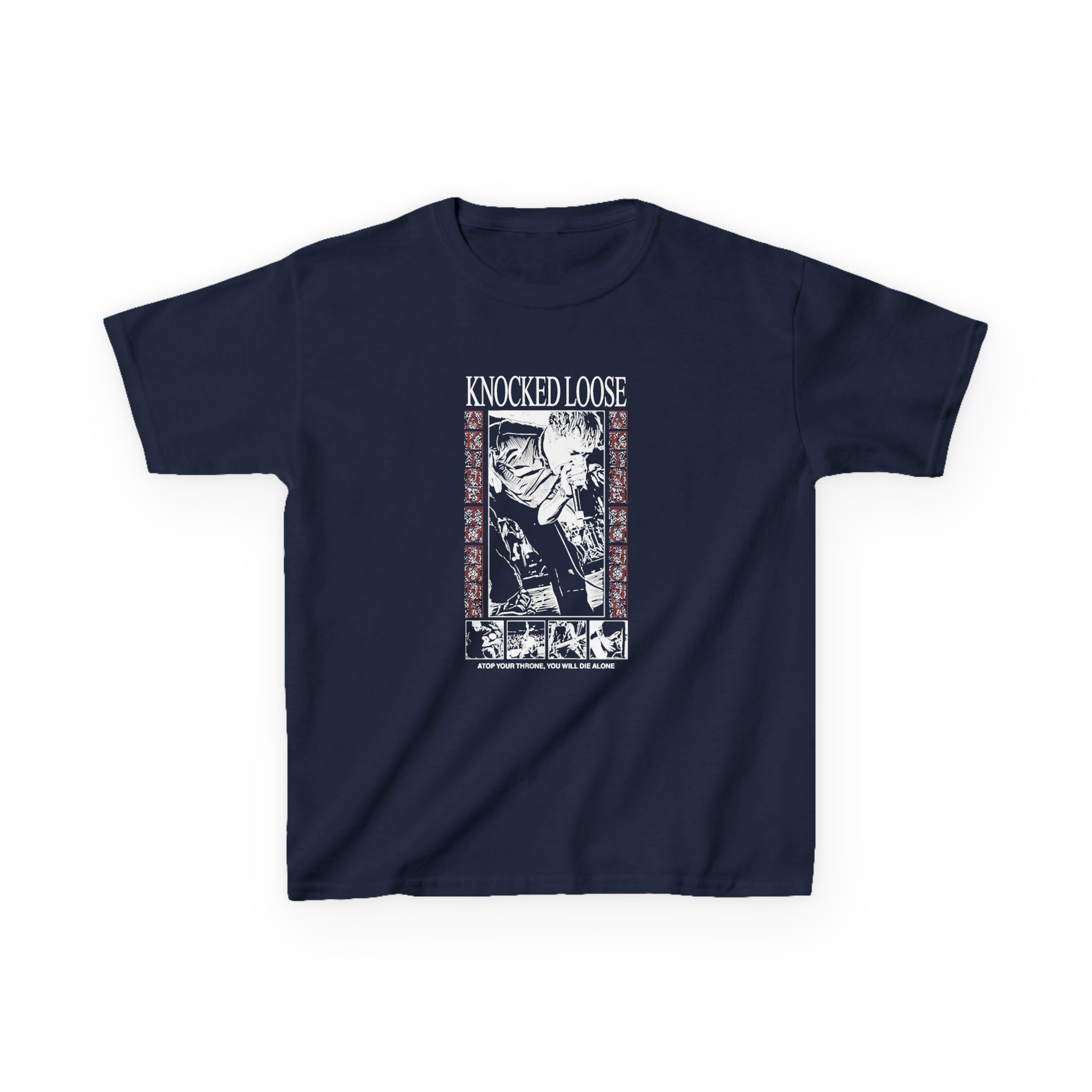 Knocked Loose Atop Your Throne Kids Heavy Cotton™ Tee - Image 9