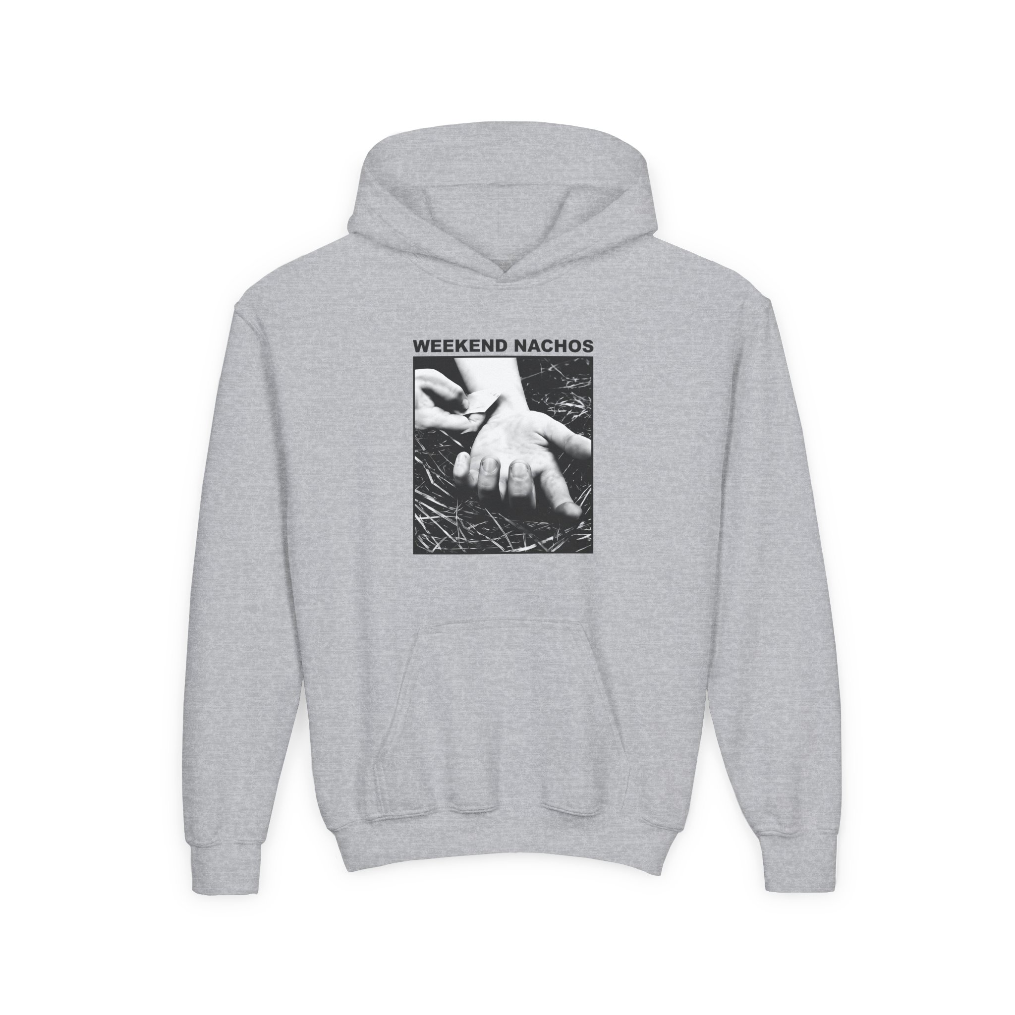 Youth Weekend Nachos Heavy Blend Hooded Sweatshirt - Image 3