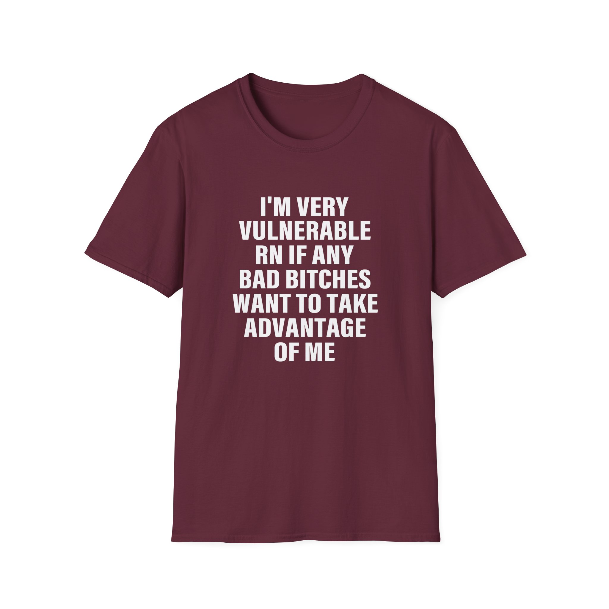 Dom Dolla I'm Very Vulnerable Rn if Any Bad Bitches Want to Take Advantage of Me Unisex Softstyle T-shirt - Image 3