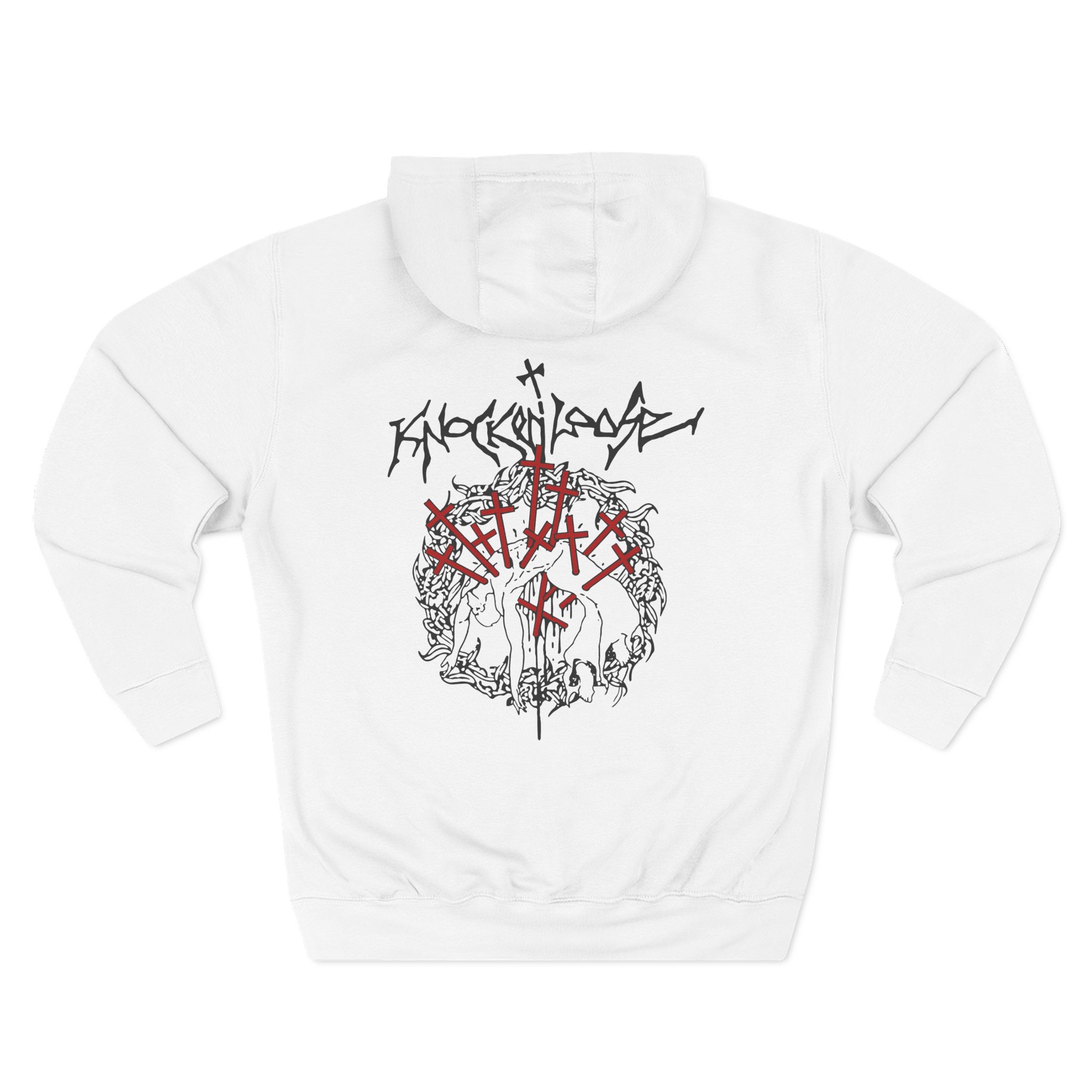 Knocked Loose Otak Ash Three-Panel Fleece Hoodie - Image 2