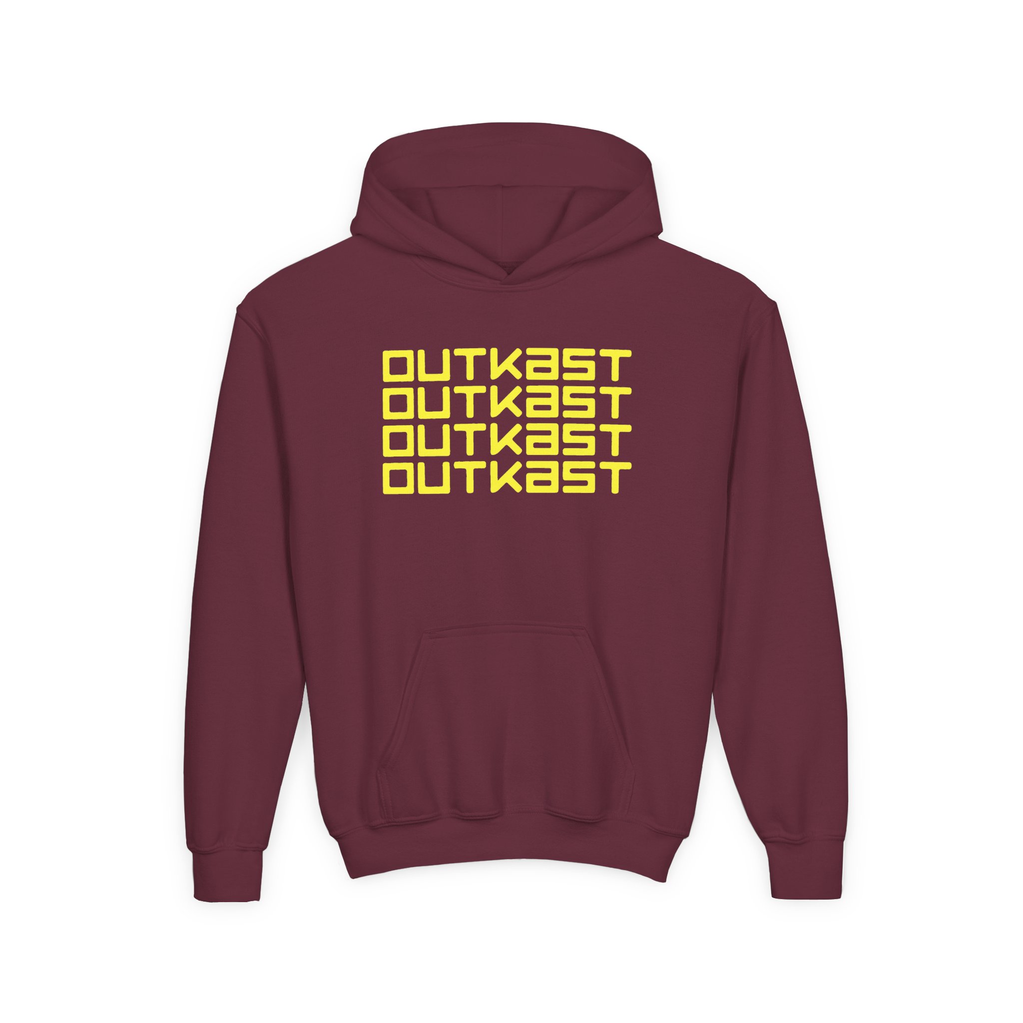 Youth Outkast Logo Repeat Heavy Blend Hooded Sweatshirt - Image 3