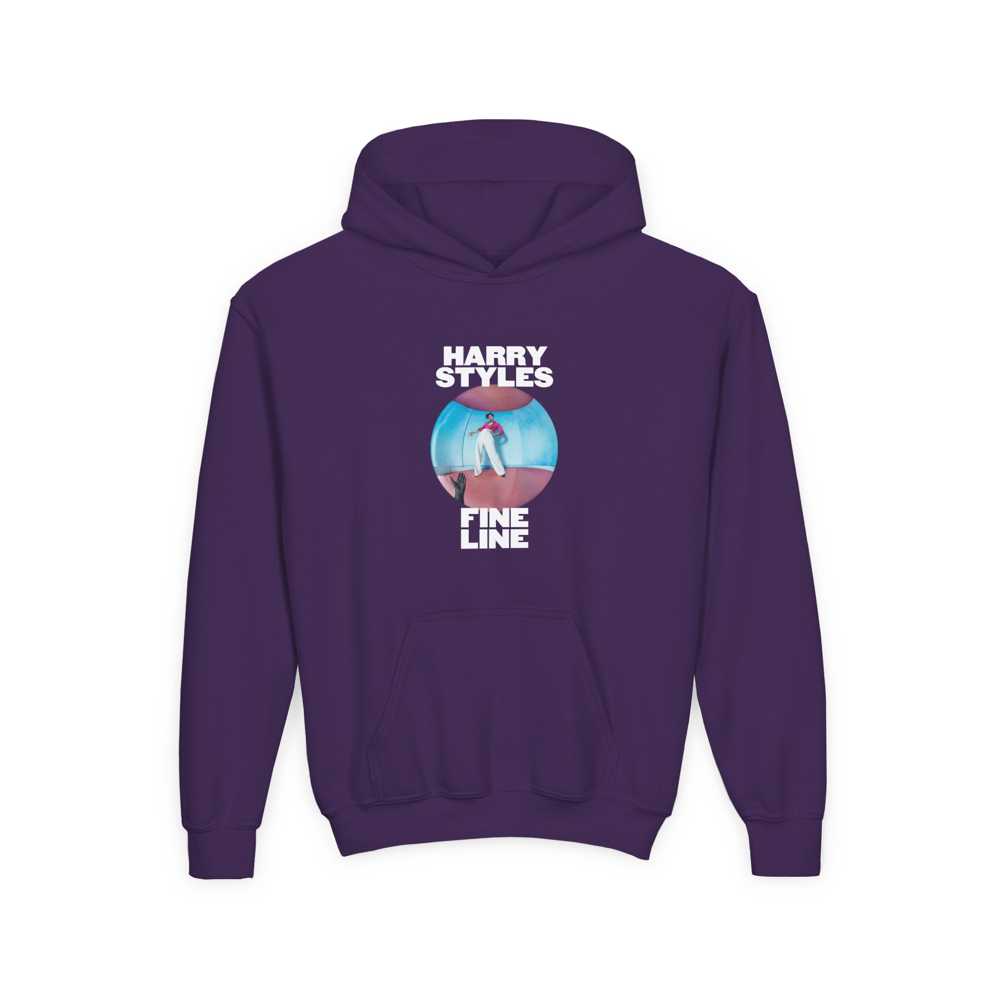 Love on Tour Harry Styles Fine Line Youth Heavy Blend Hooded Sweatshirt - Image 9