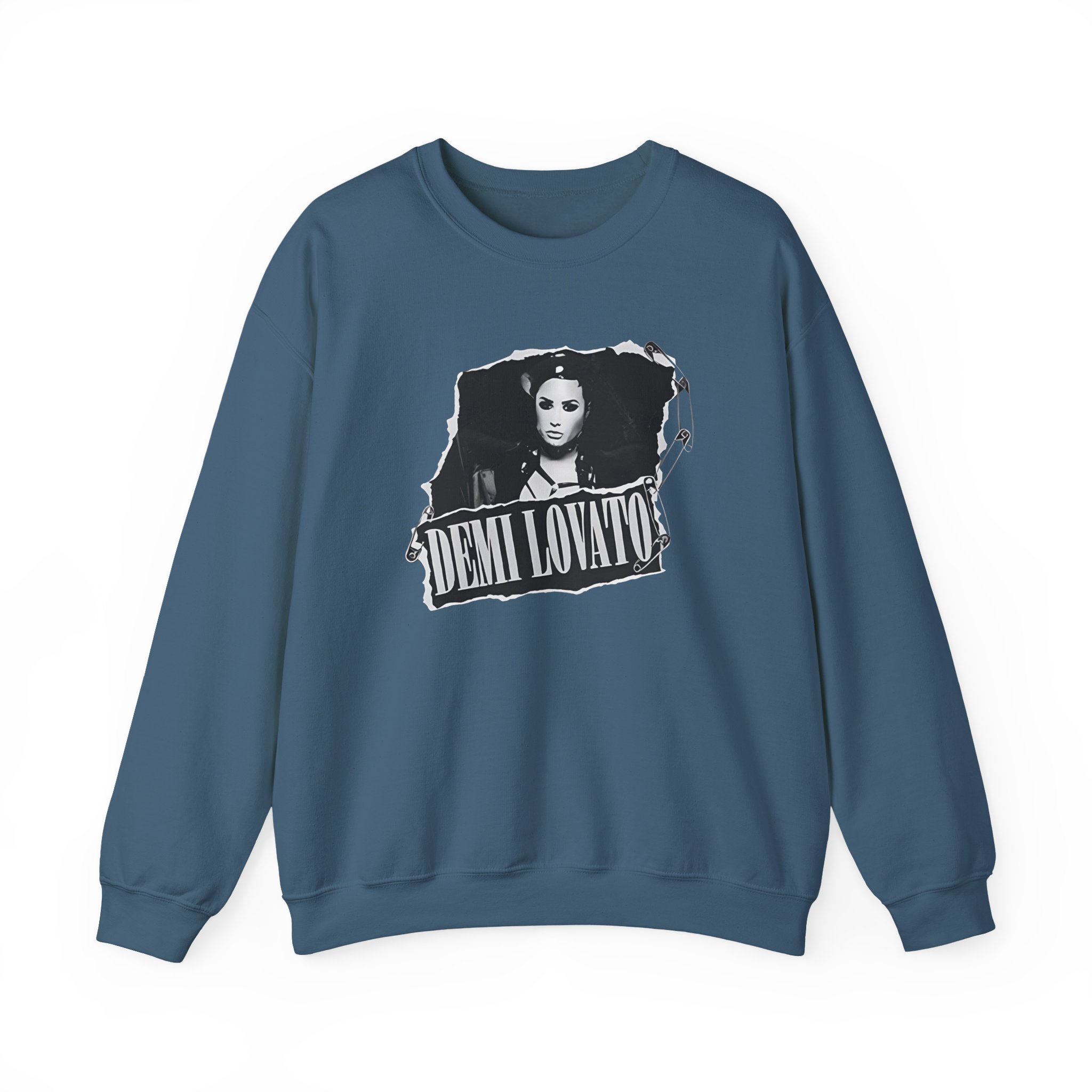 D L Ripped Photo Unisex Heavy Blend™ Crewneck Sweatshirt - Image 7