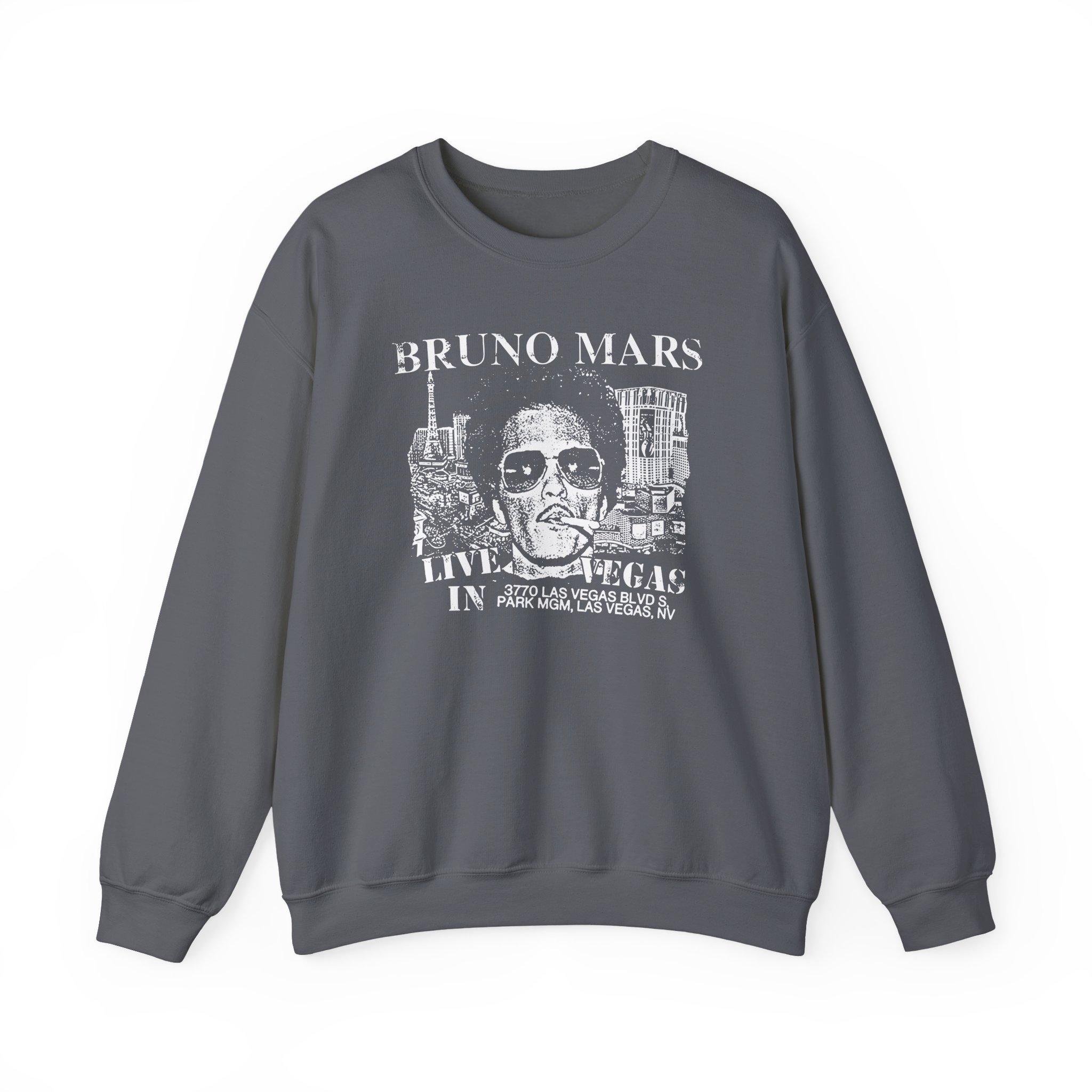 Bruno Mars Live In Vegas Unisex Heavy Blend™ Crewneck Sweatshirt - Image 9
