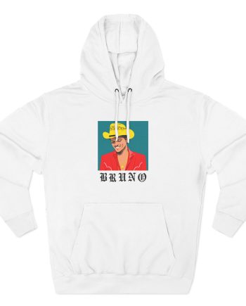 Bruno Mars the Romantic Tour Three-Panel Fleece Hoodie