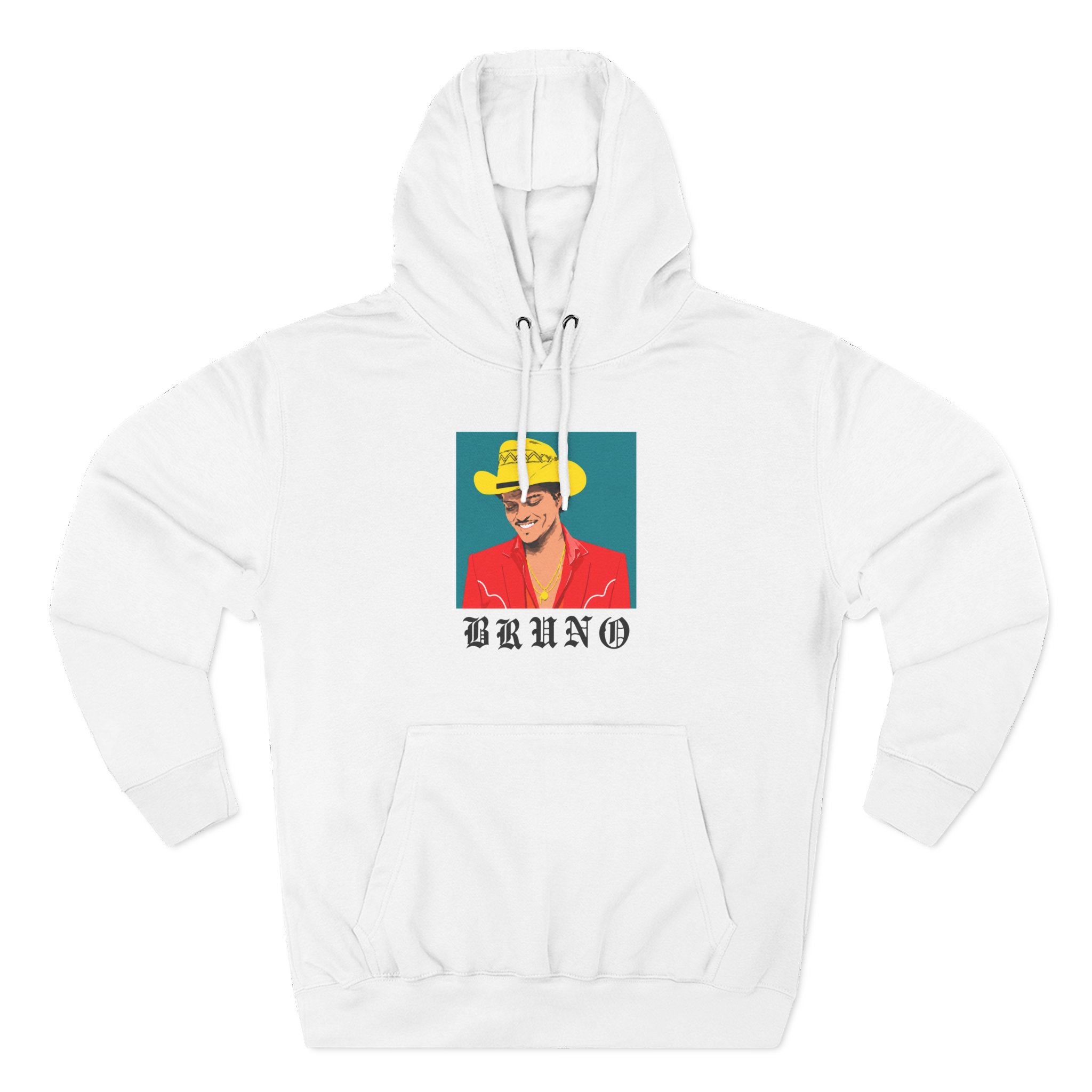 Bruno Mars the Romantic Tour Three-Panel Fleece Hoodie