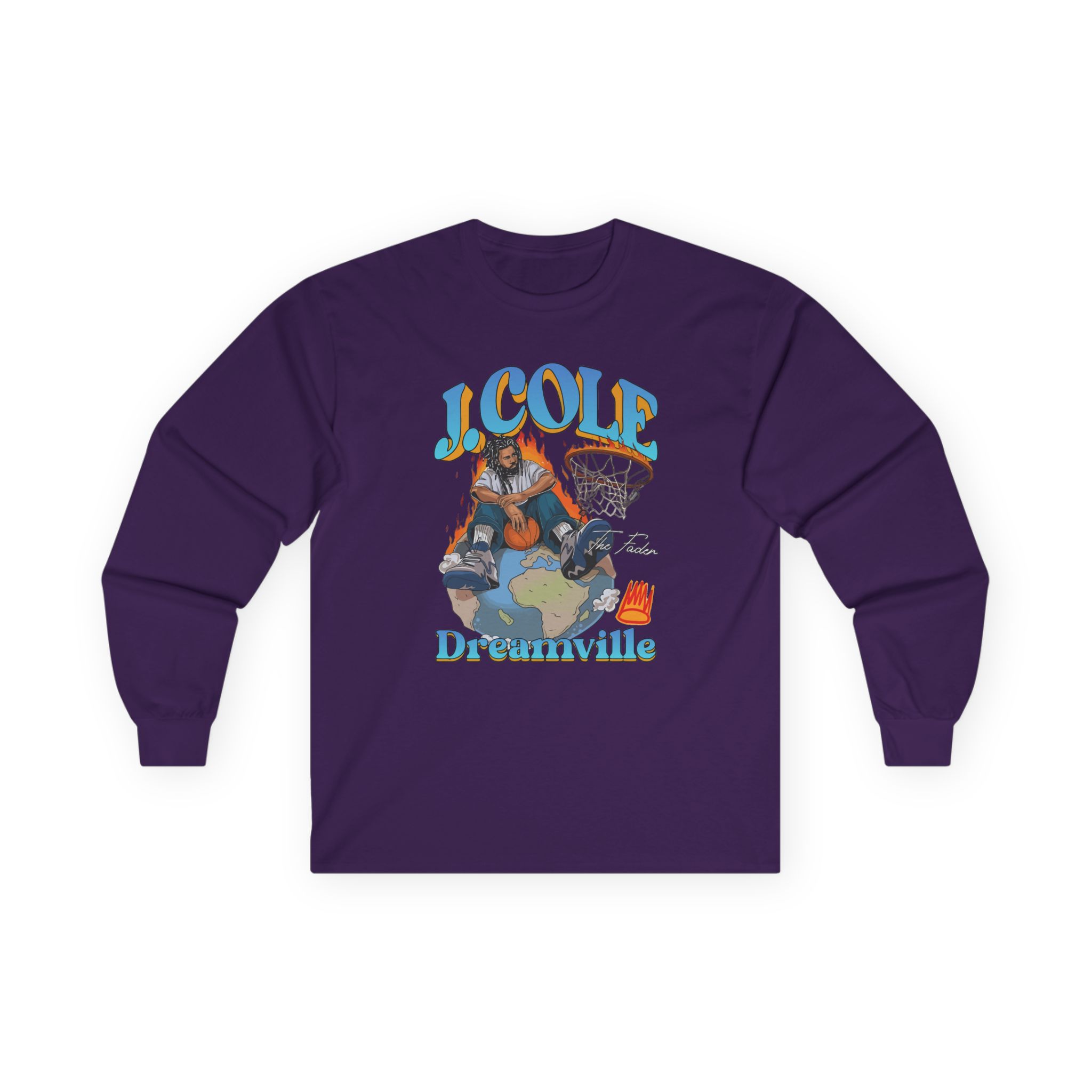 J Cole "Dreamville World" Unisex Ultra Cotton Long Sleeve Tee - Image 15