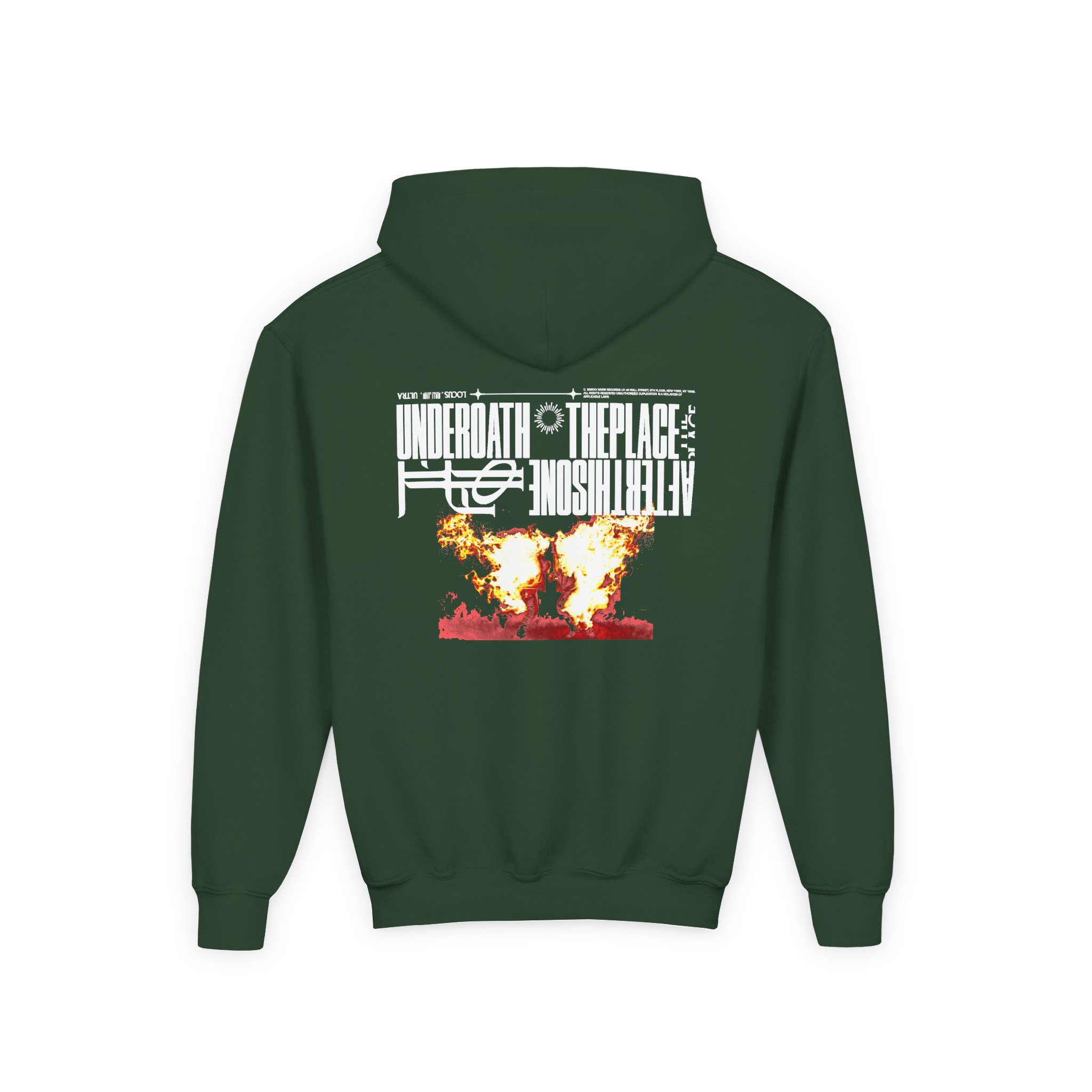 Underoath Youth Heavy Blend Hooded Sweatshirt - Image 6