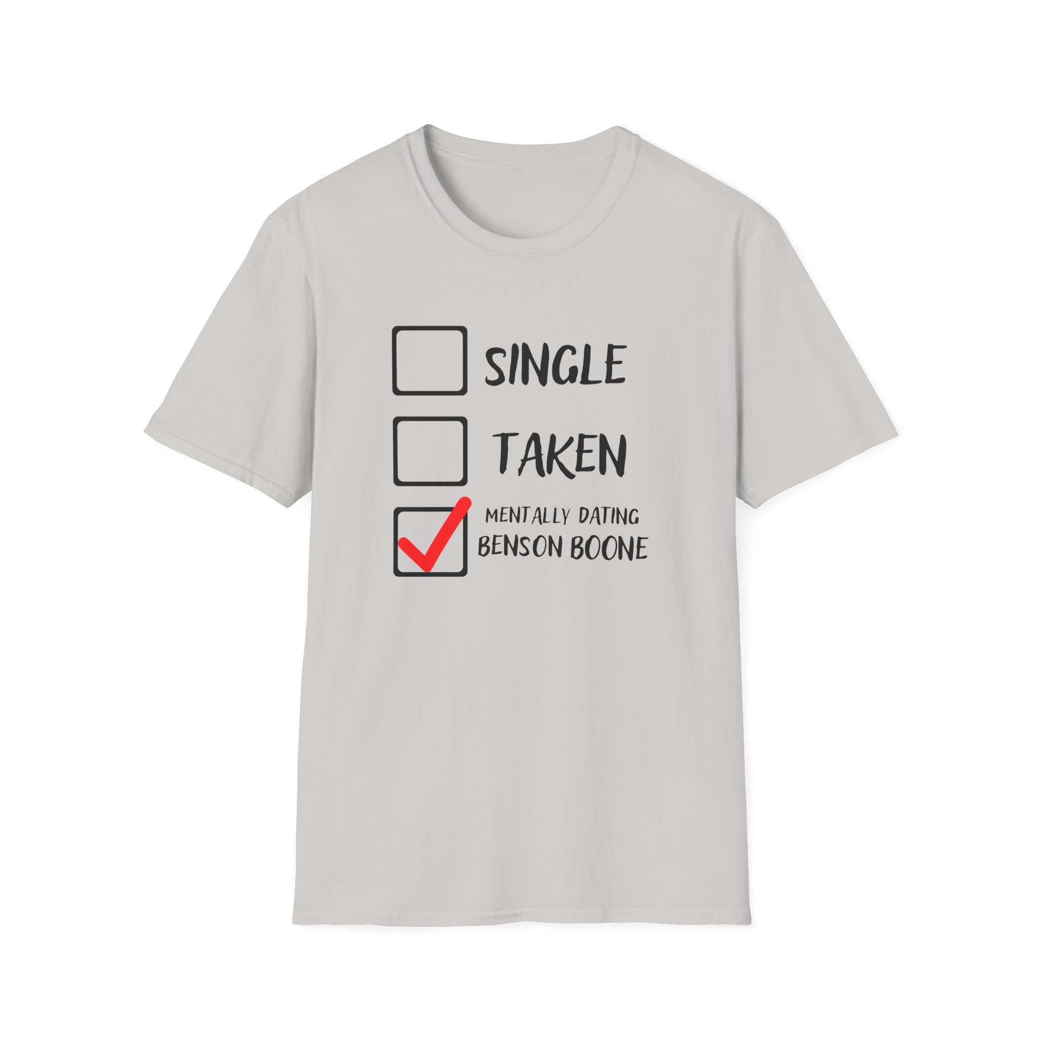 Benson Boone Mentally Dating Unisex Softstyle T-Shirt - Image 5