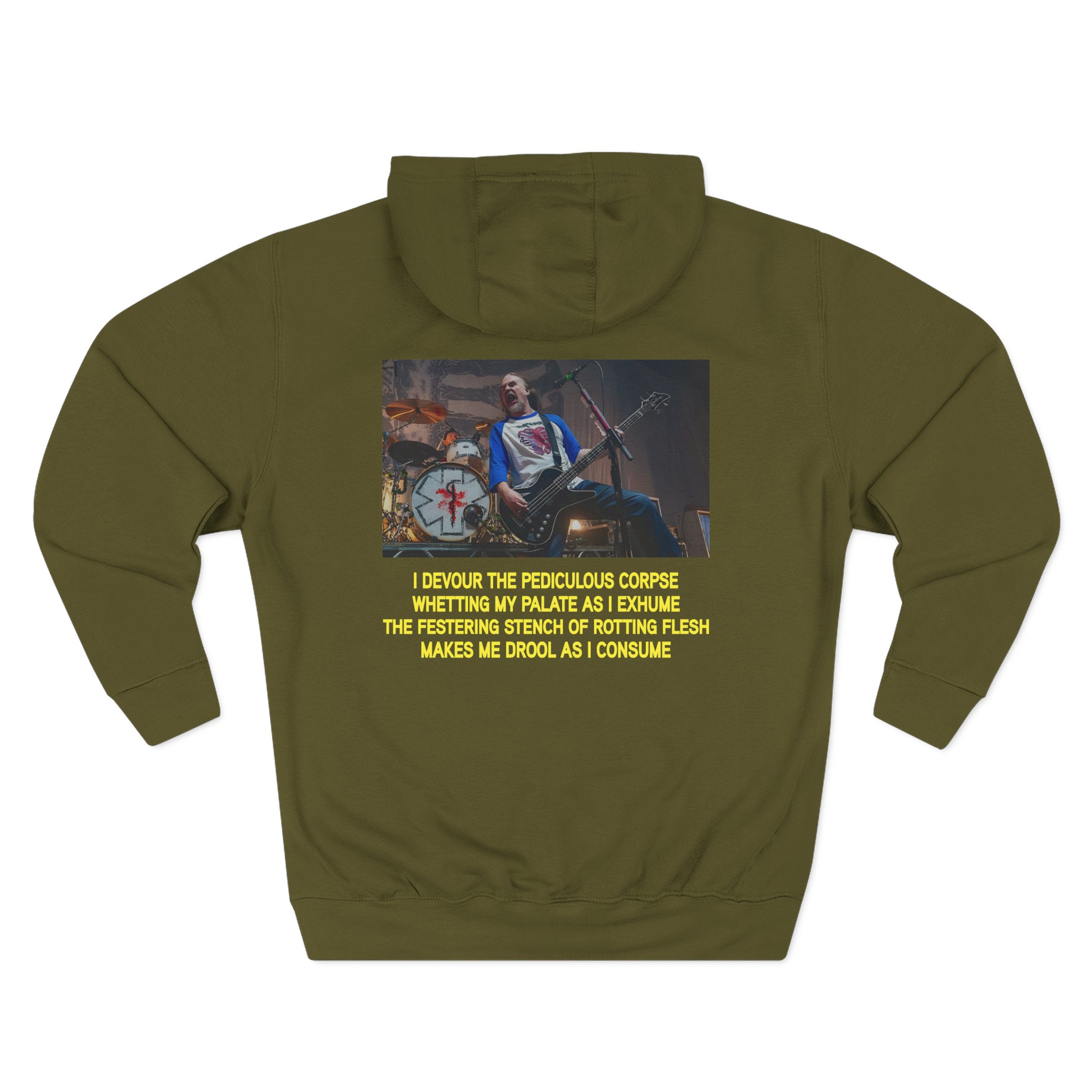 Carcass UKDM Three-Panel Fleece Hoodie - Image 6