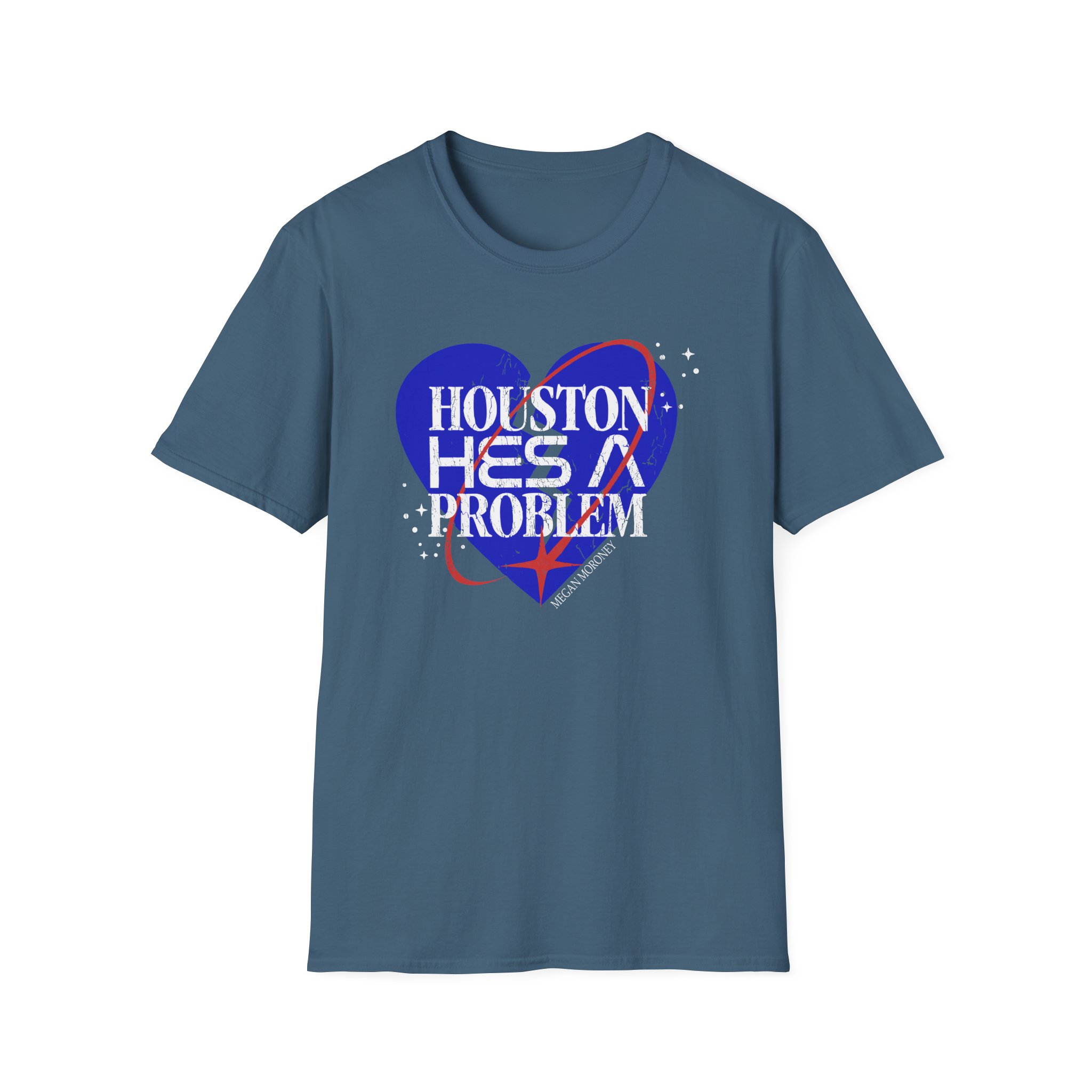 Megan Moroney Houston He's a Problem Unisex Softstyle T-shirt - Image 5