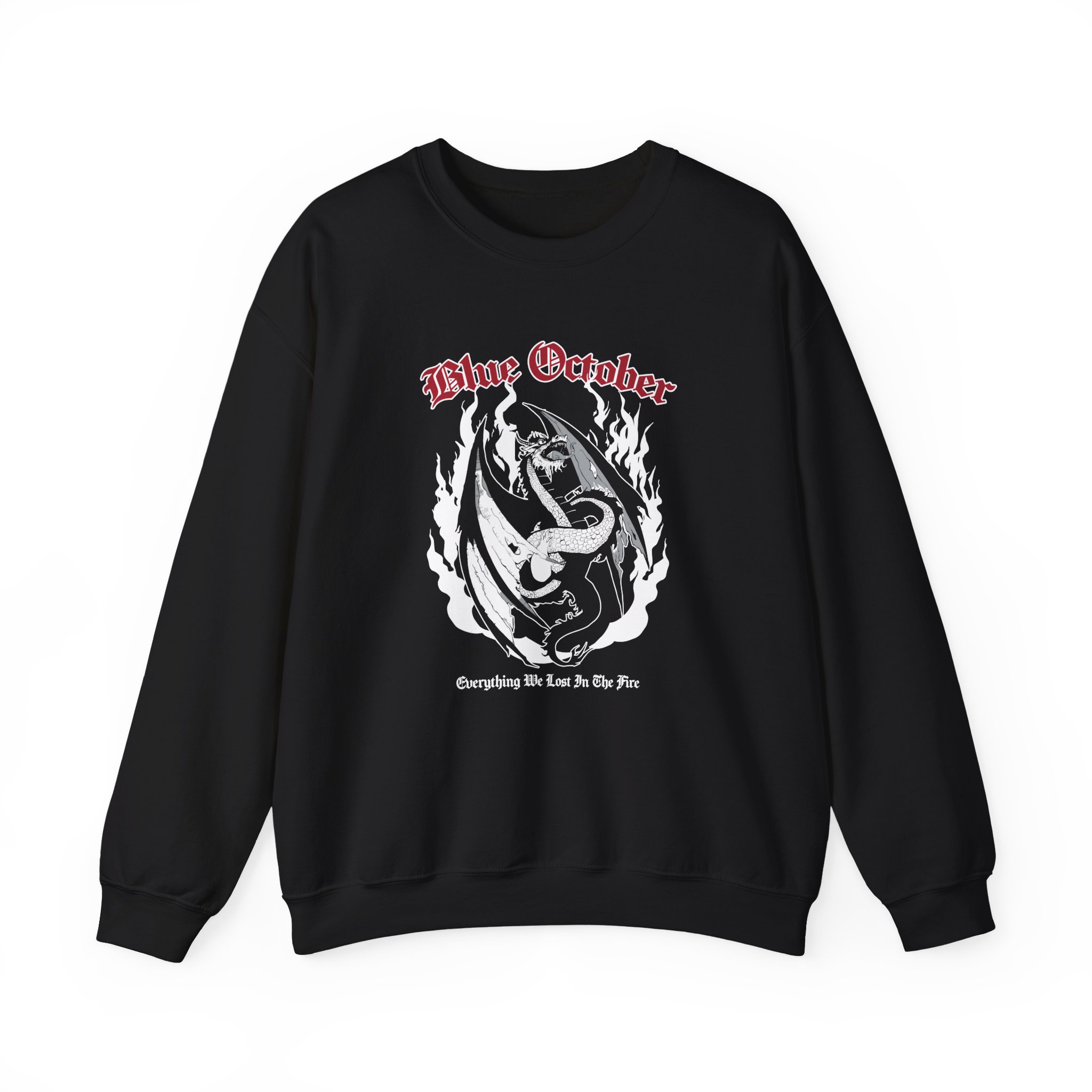 Blue October Ewlitf Dragon Unisex Heavy Blend™ Crewneck Sweatshirt