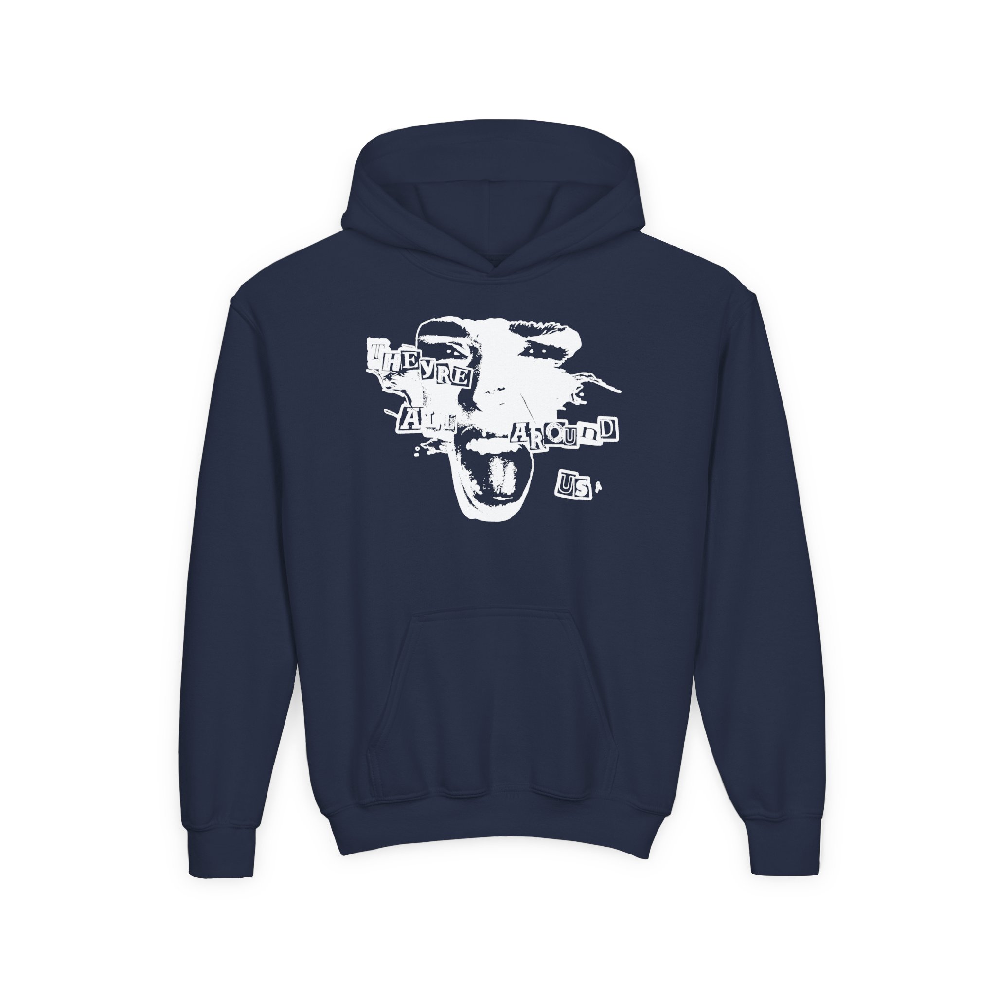 Poppy They're All Around Us Youth Heavy Blend Hooded Sweatshirt - Image 7