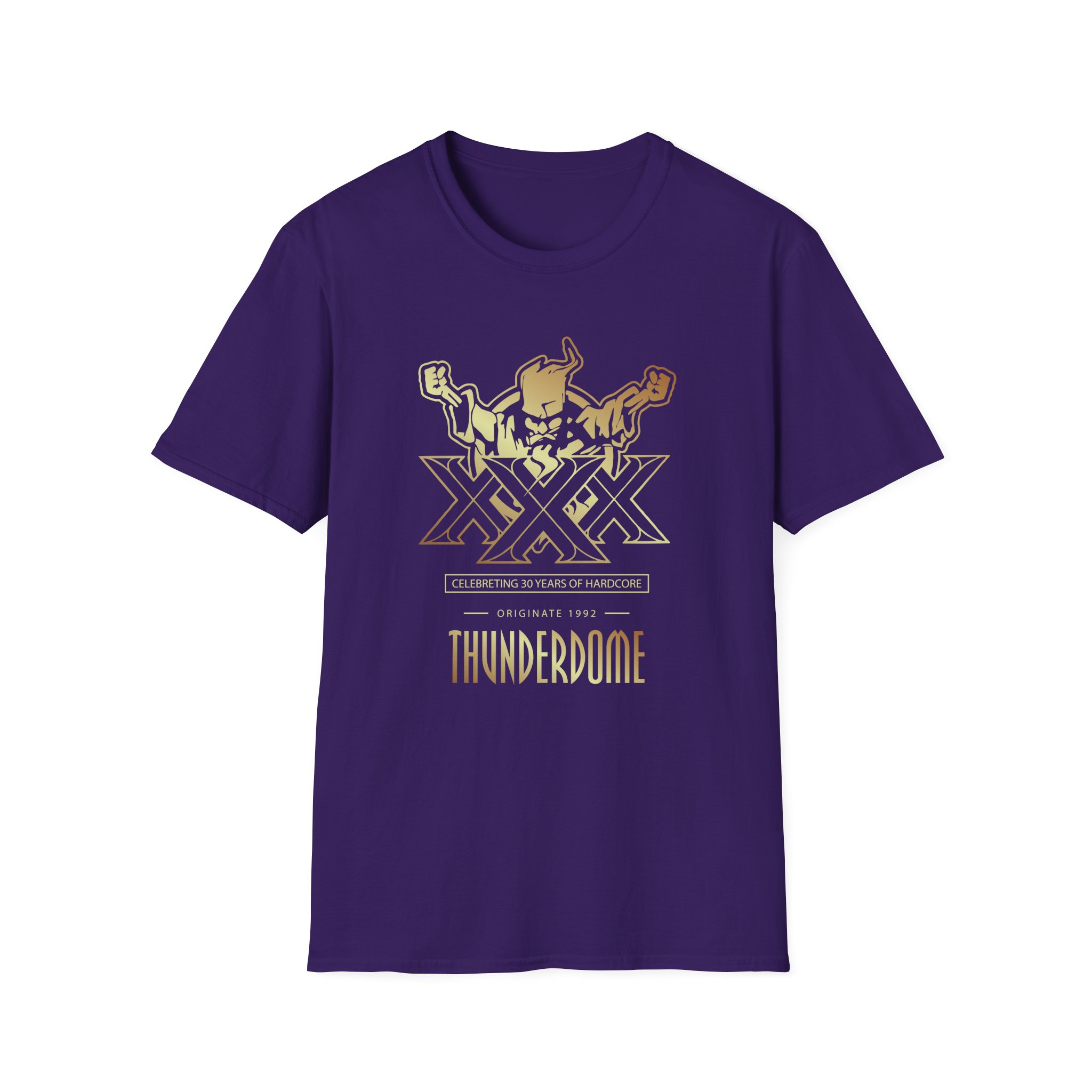 Thunderdome 30 Years of Hardcore Unisex Softstyle T-shirt - Image 23
