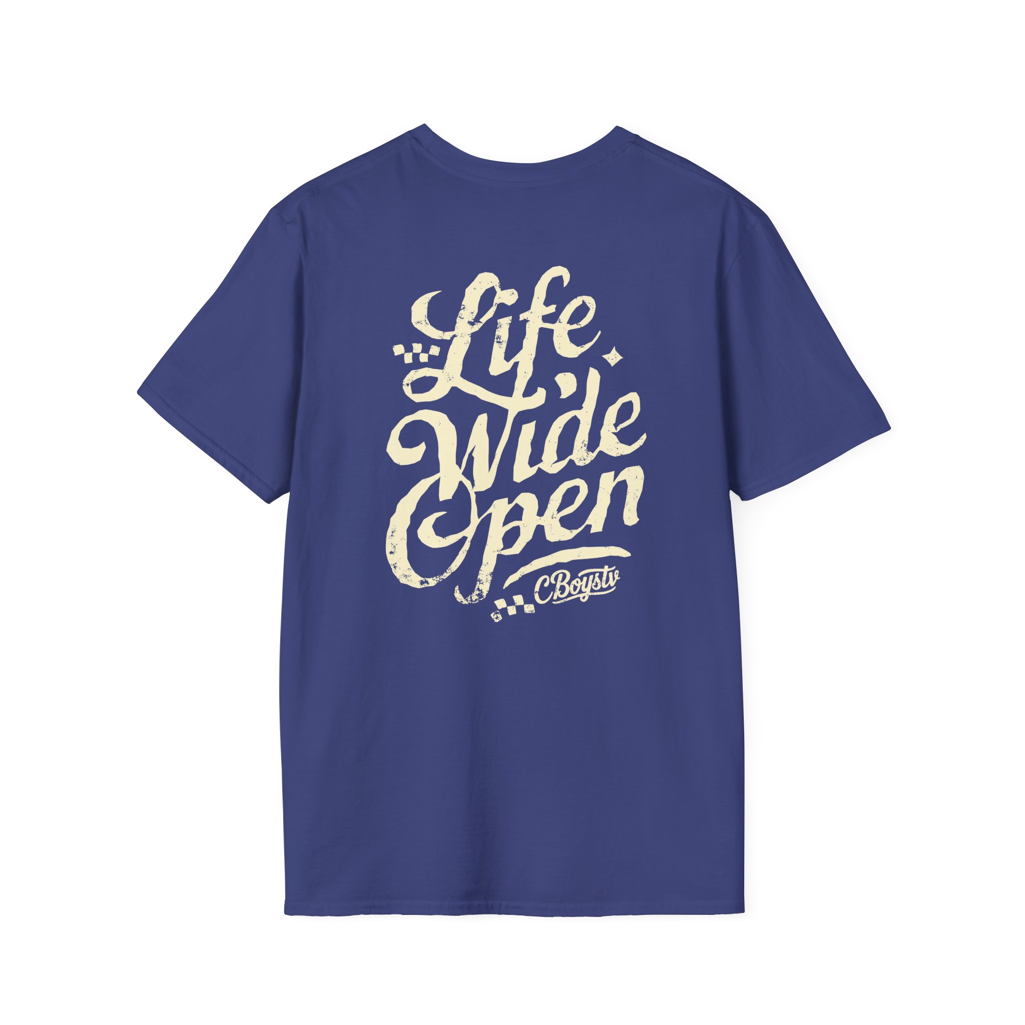 Cboystv Tan Script Unisex Softstyle T-Shirt - Image 16