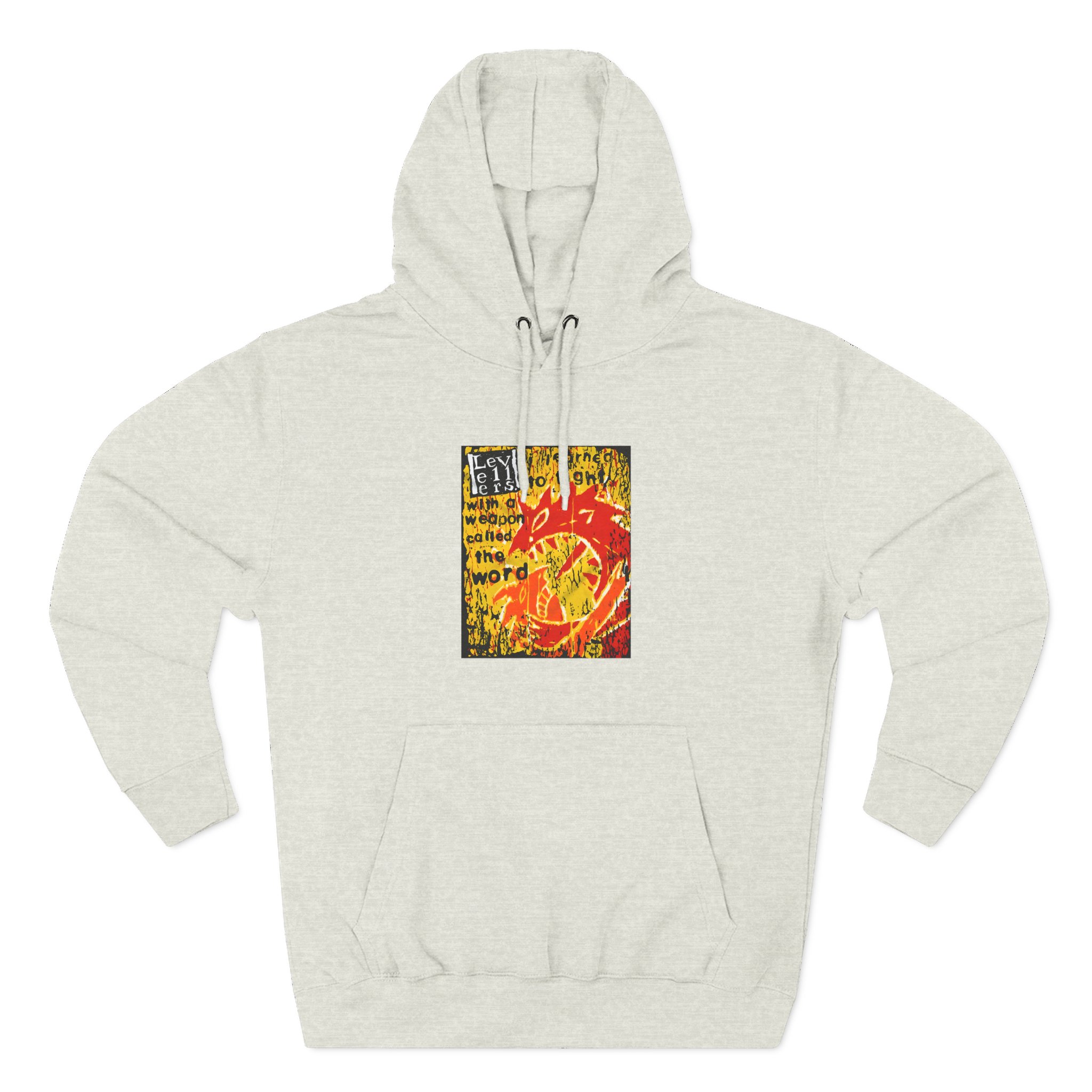 Levellers a Weapon Called the Word Three-Panel Fleece Hoodie - Image 9