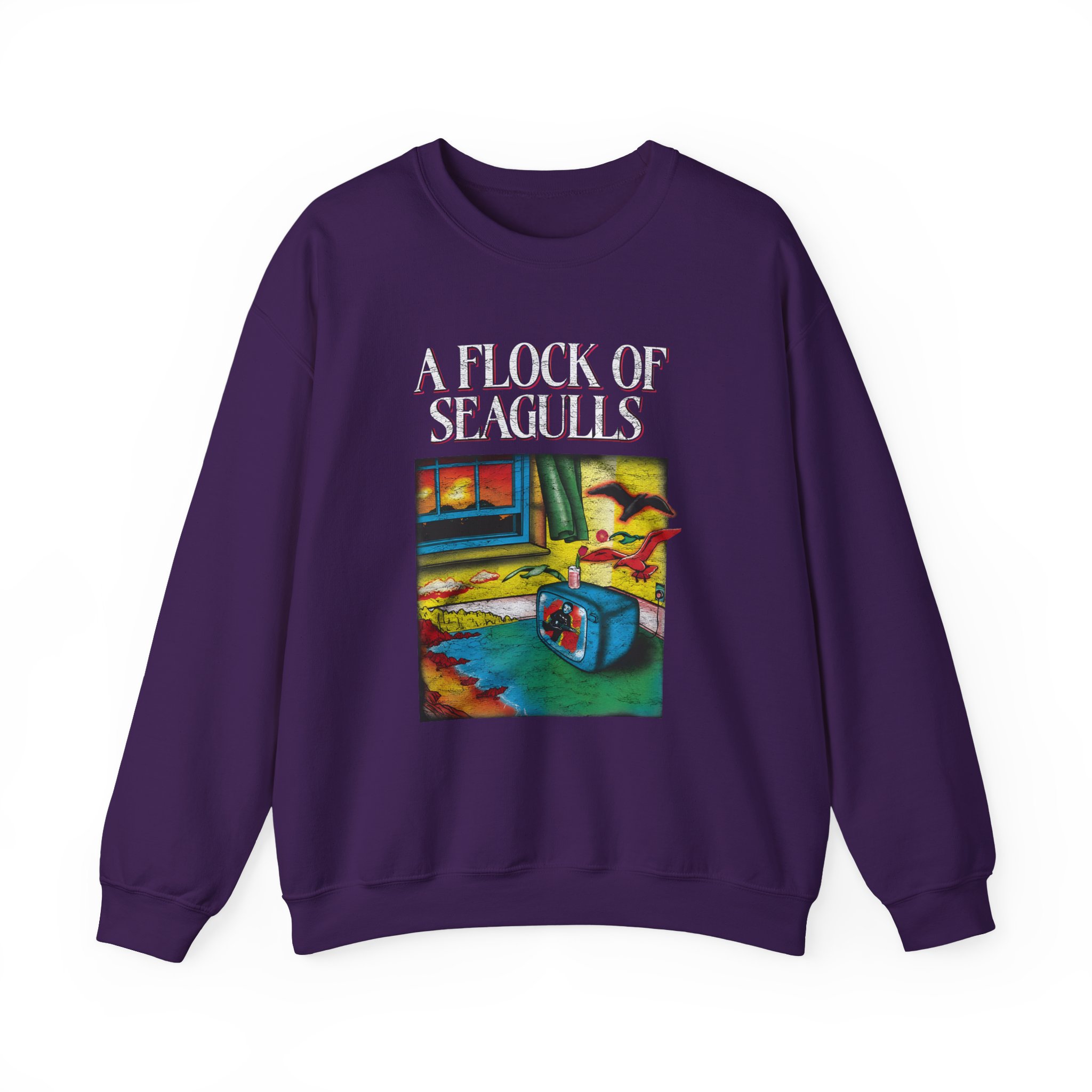 A Flock of Seagulls I Ran Tour Unisex Heavy Blend™ Crewneck Sweatshirt - Image 15