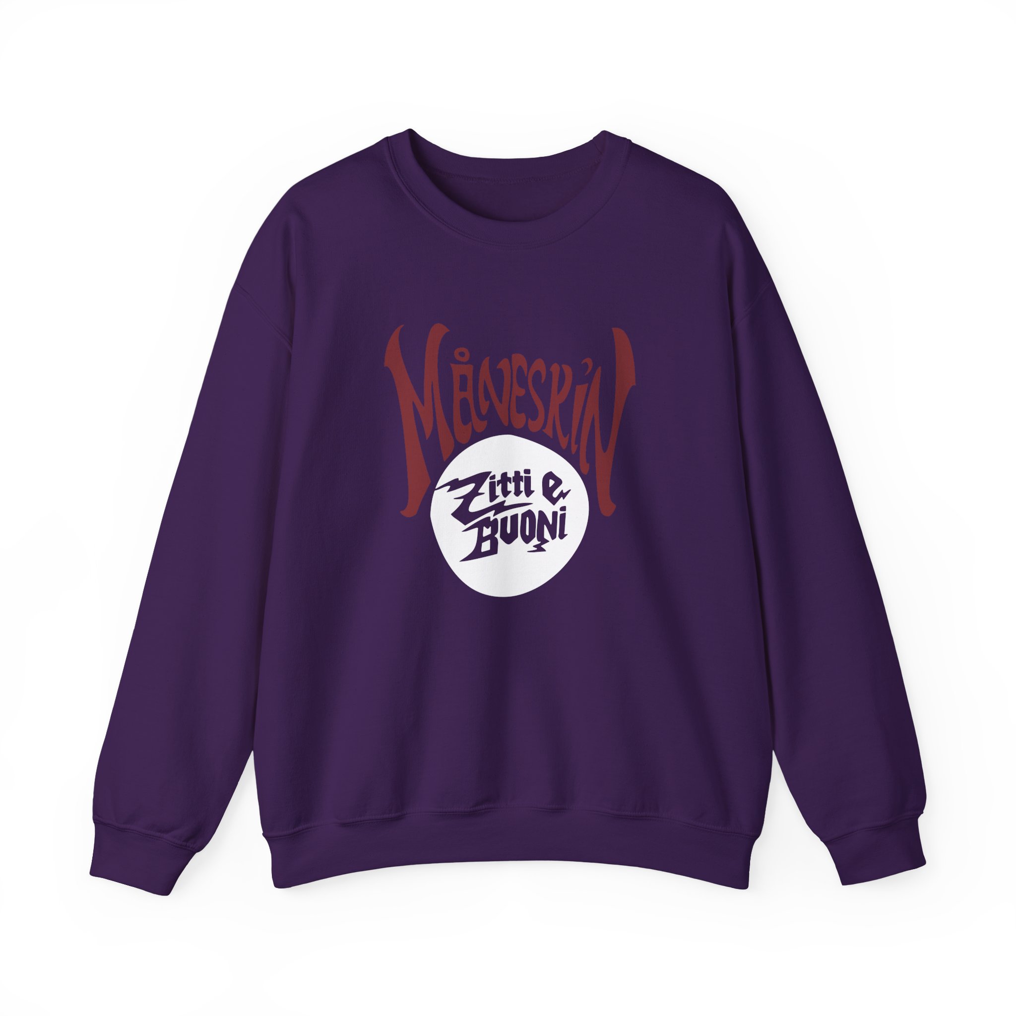 Maneskin Zitti e Buoni Unisex Heavy Blend™ Crewneck Sweatshirt - Image 11