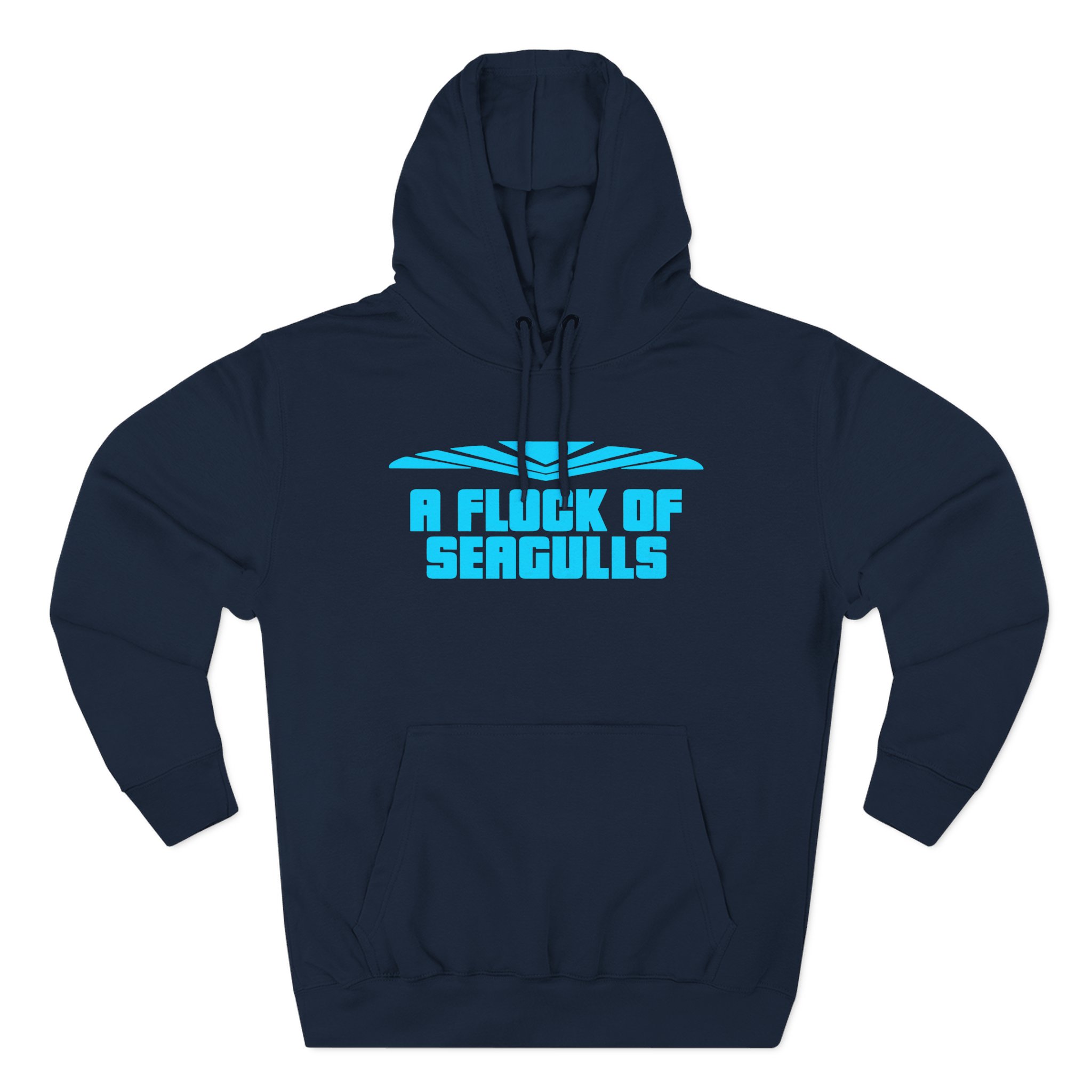 A Flock of Seagulls Logo Three-Panel Fleece Hoodie - Image 7