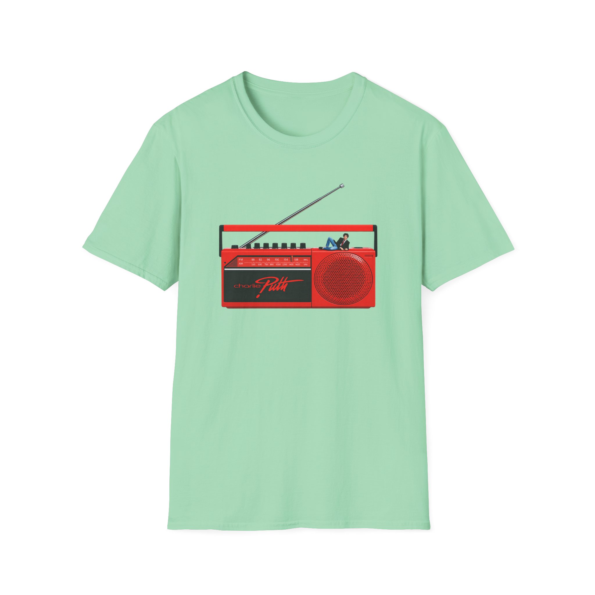Charlie Puth Whatever's Clever! - Radio Unisex Softstyle T-shirt - Image 9