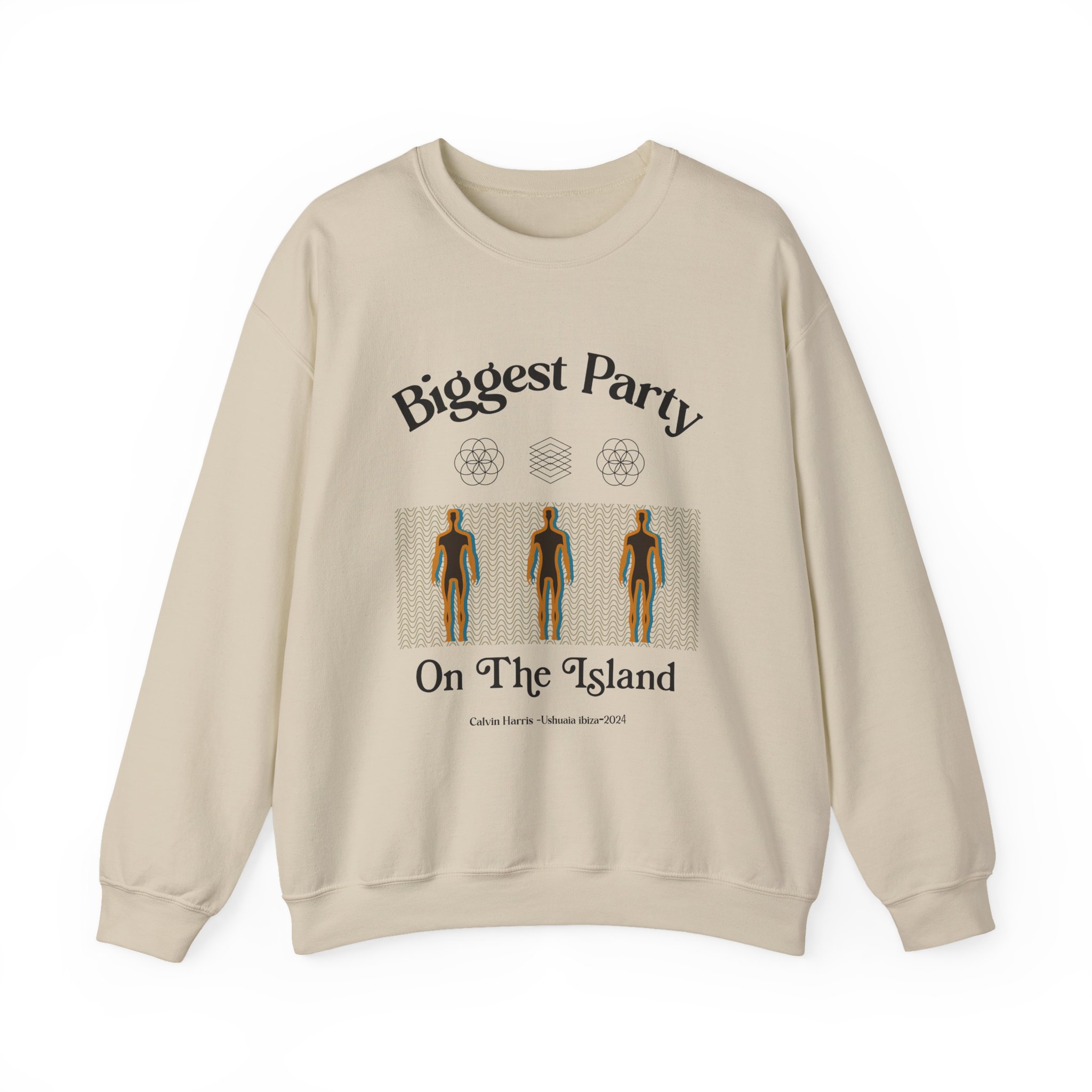 Calvin Harris Ushuaia Higher Island Party Unisex Heavy Blend™ Crewneck Sweatshirt - Image 5