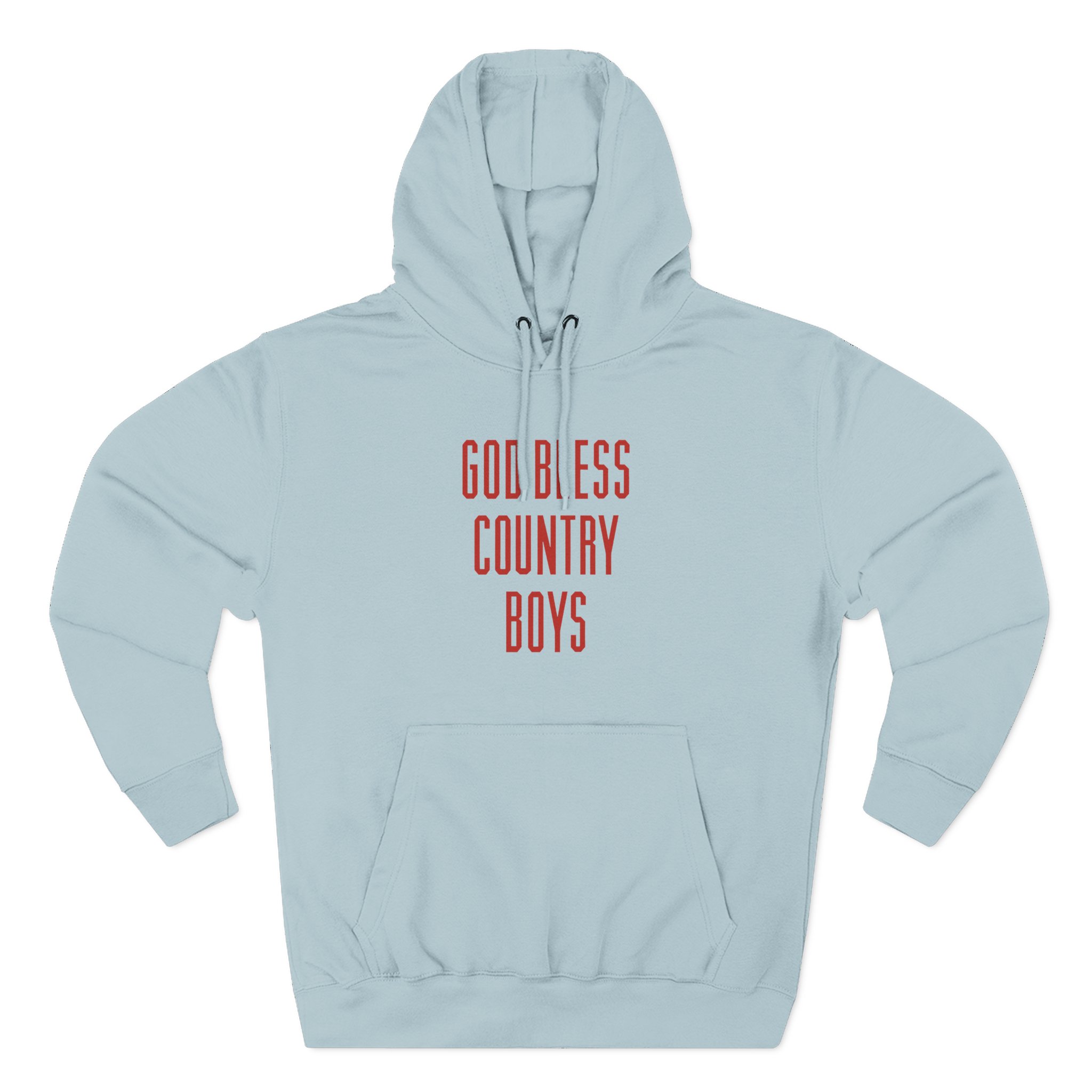 Hd God Bless Country Boys Three-Panel Fleece Hoodie - Image 9