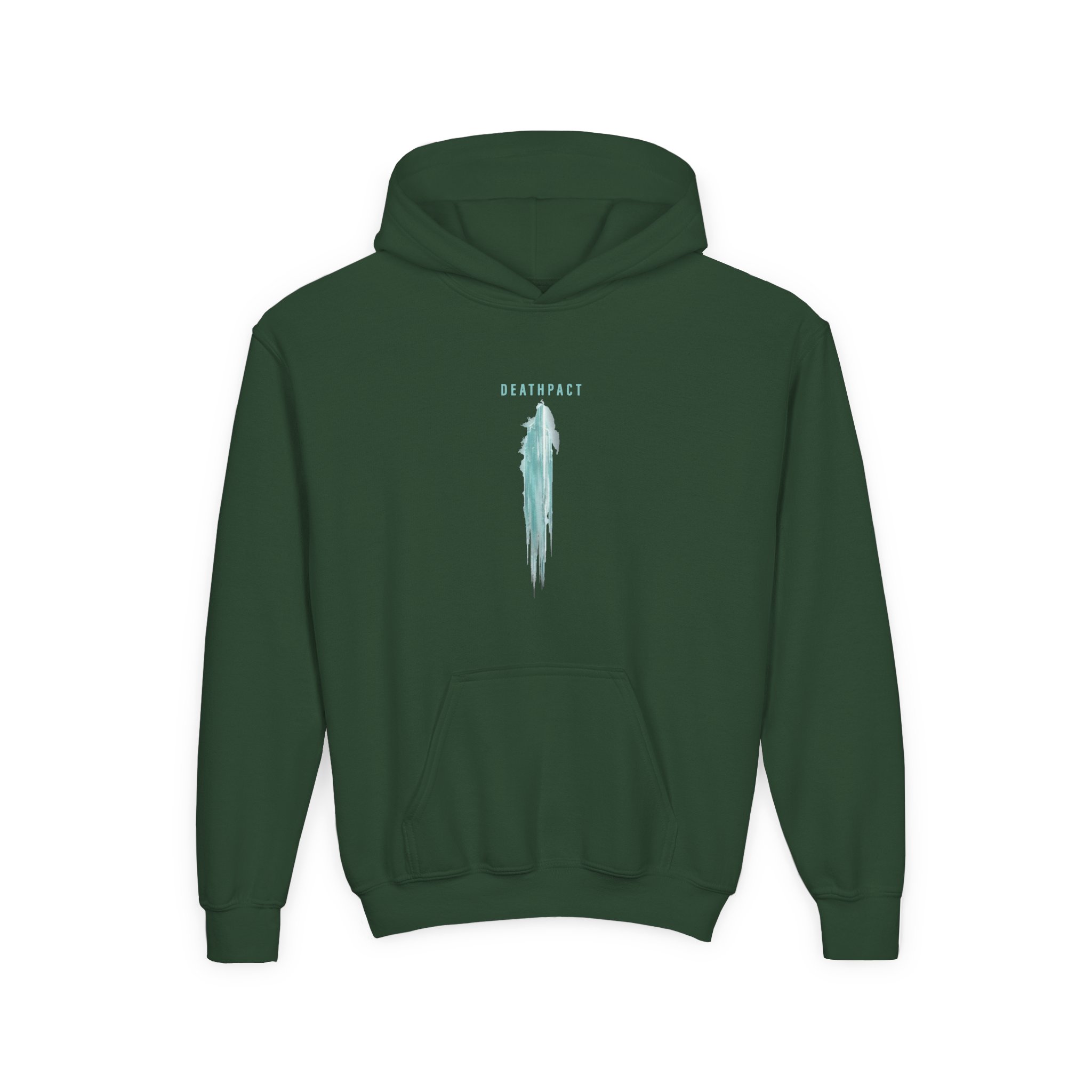Deathpact Ice Crystal Youth Heavy Blend Hooded Sweatshirt - Image 5