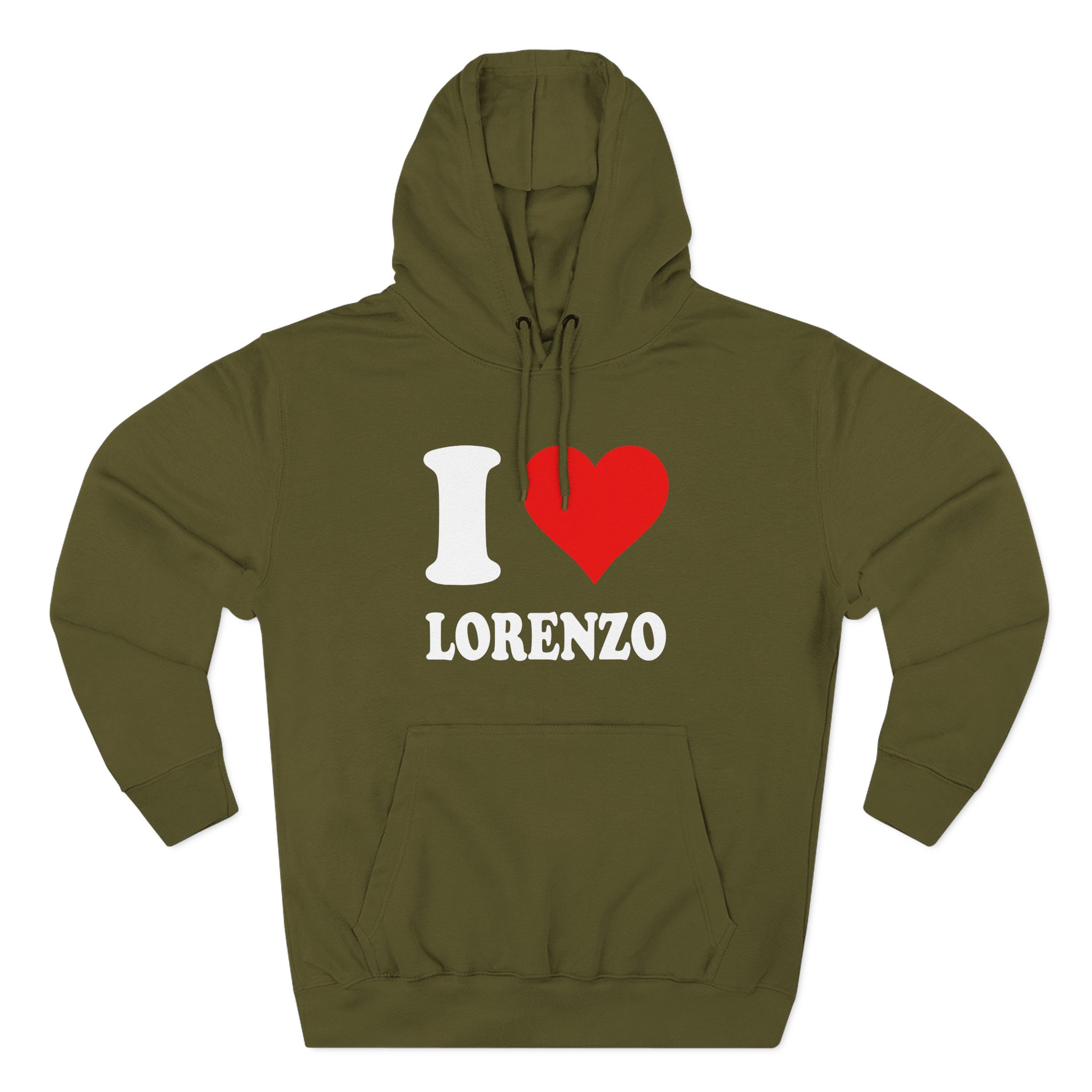 Chris Lorenzo I Love Three-Panel Fleece Hoodie - Image 5