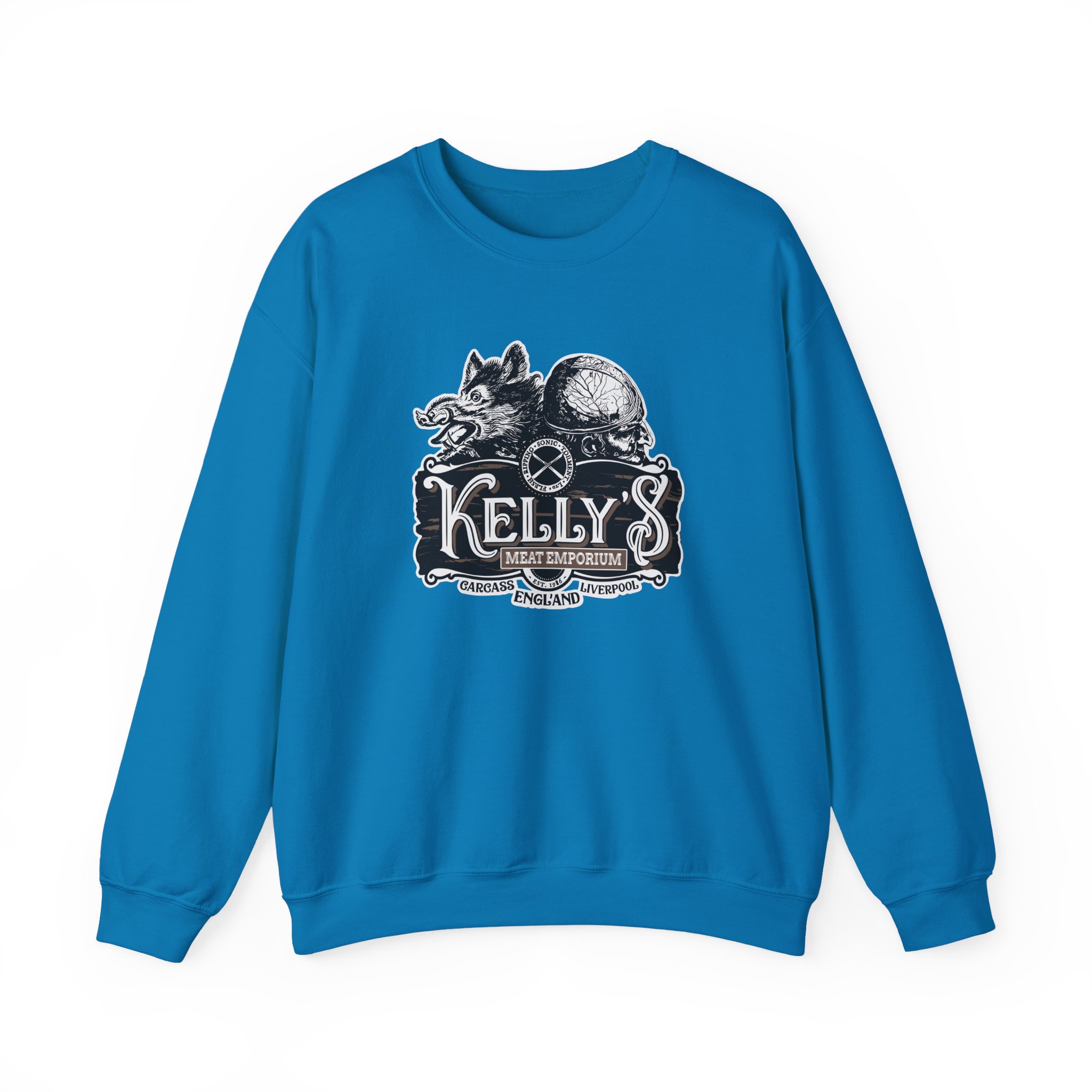 Carcass Kelly's Meat Emporium Unisex Heavy Blend™ Crewneck Sweatshirt - Image 15