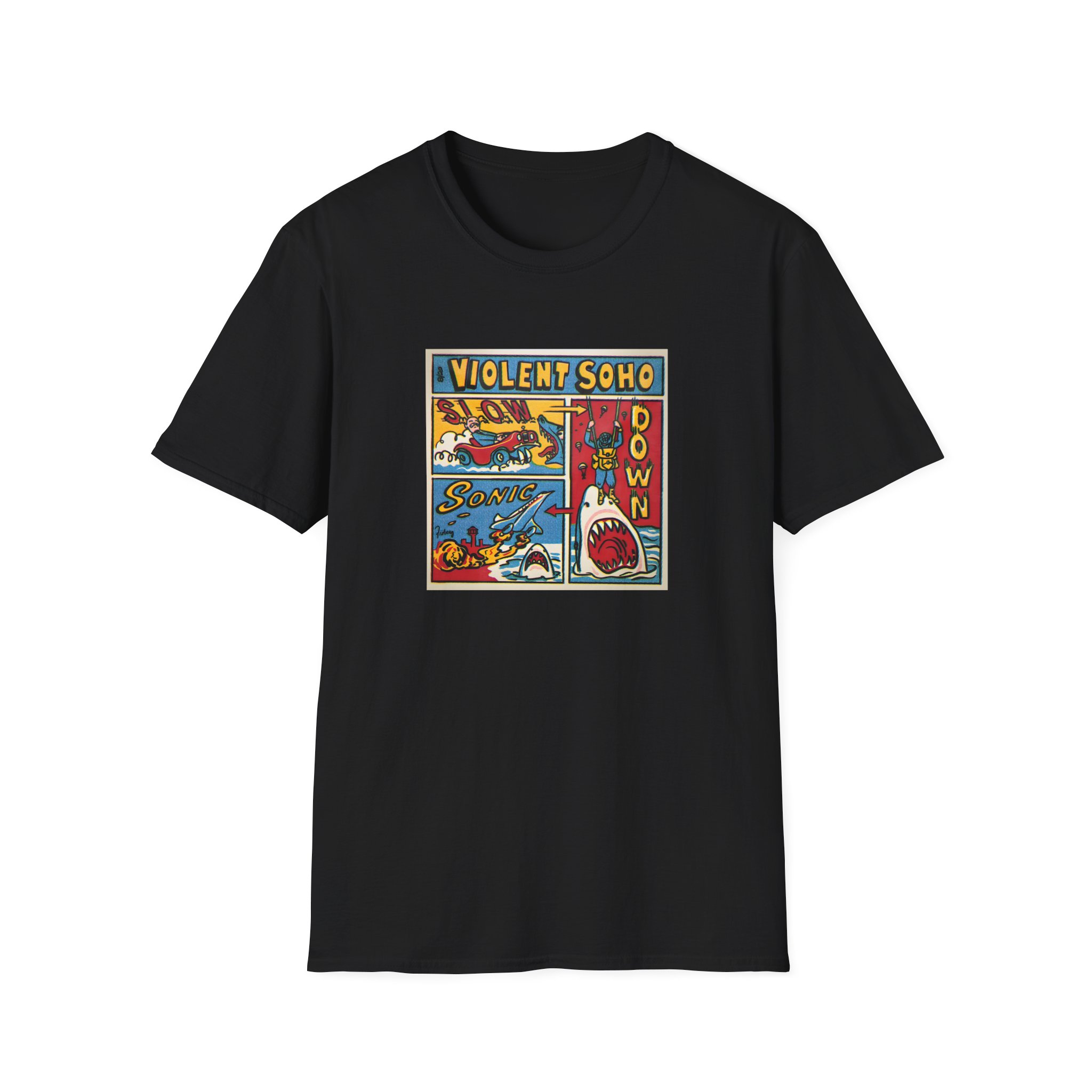 Violent Soho Slow Down Sonic Unisex Softstyle T-Shirt