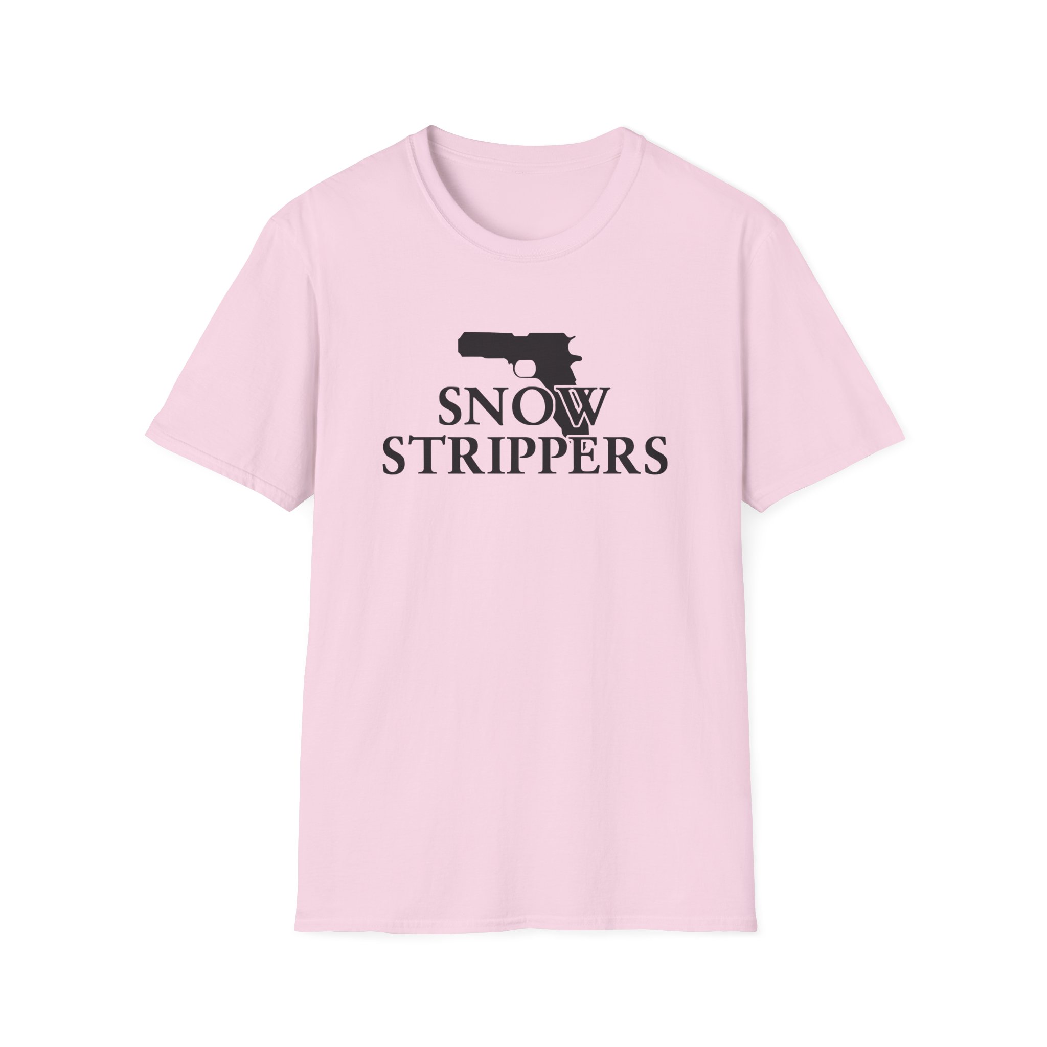 Snow Strippers Unisex Softstyle T-Shirt - Image 17
