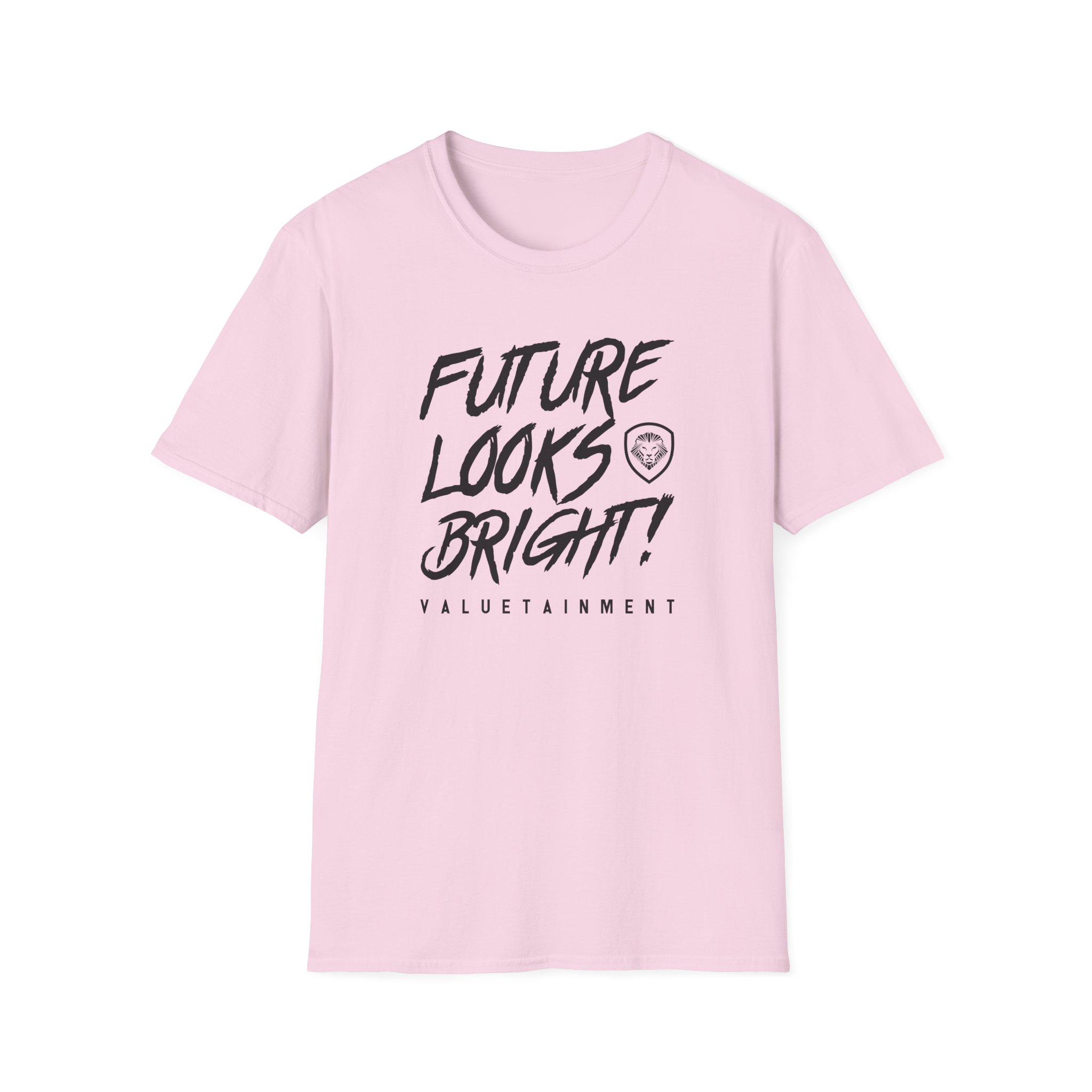 Valuetainment Future Looks Bright Unisex Softstyle T-Shirt - Image 25