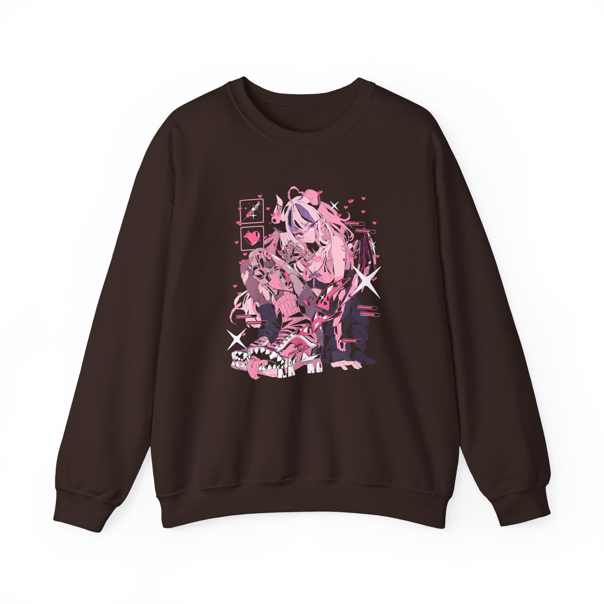 Ironmouse Cyber Unisex Heavy Blend™ Crewneck Sweatshirt - Image 3