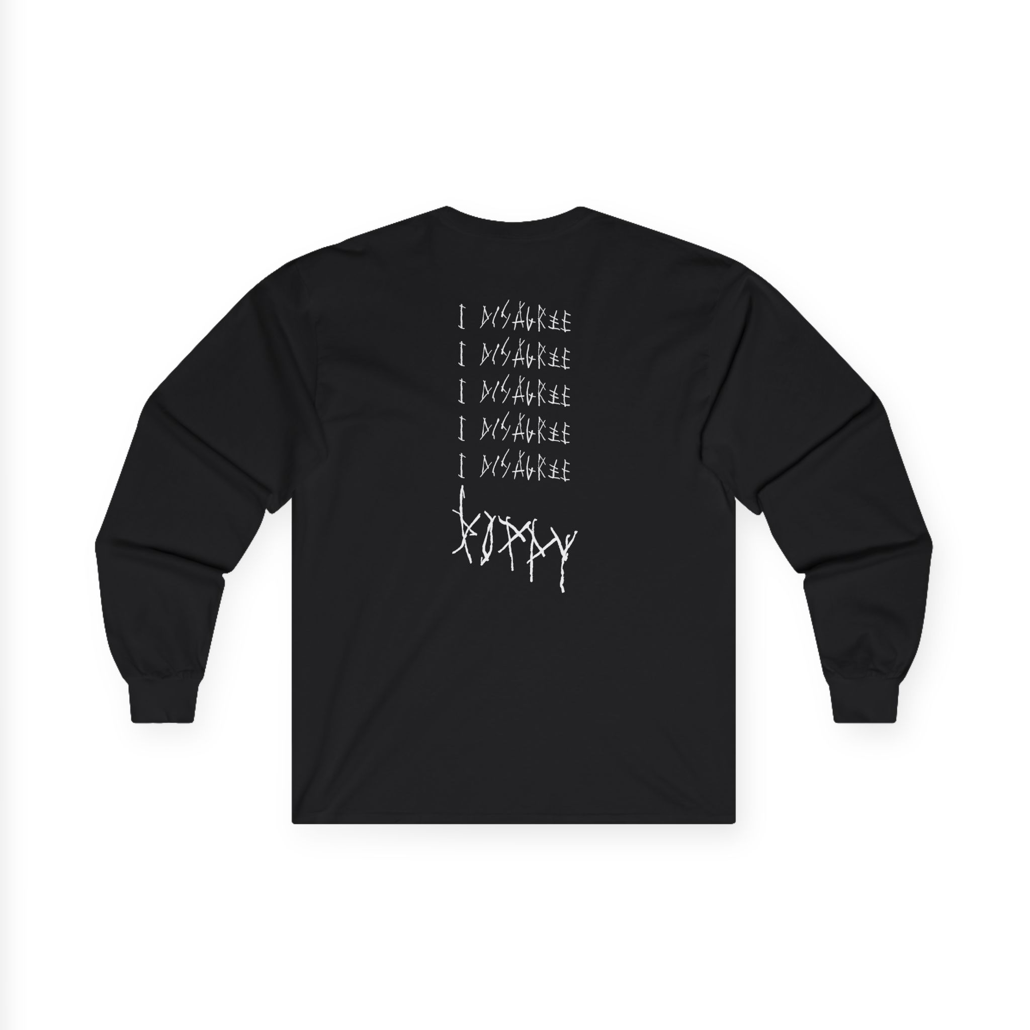 Poppy I Disagree' Album Artwork Unisex Ultra Cotton Long Sleeve Tee - Image 2