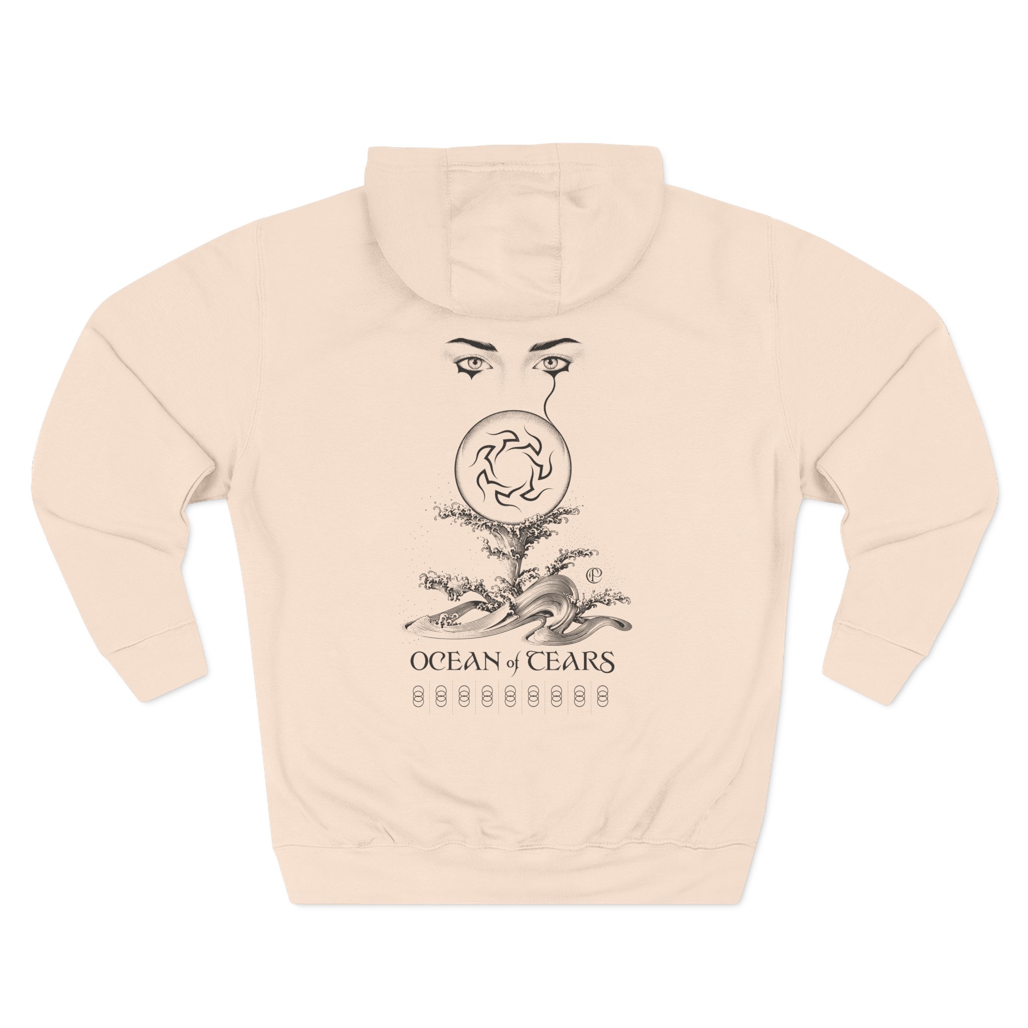 Caroline Polachek Ocean of Tears Three-Panel Fleece Hoodie - Image 6