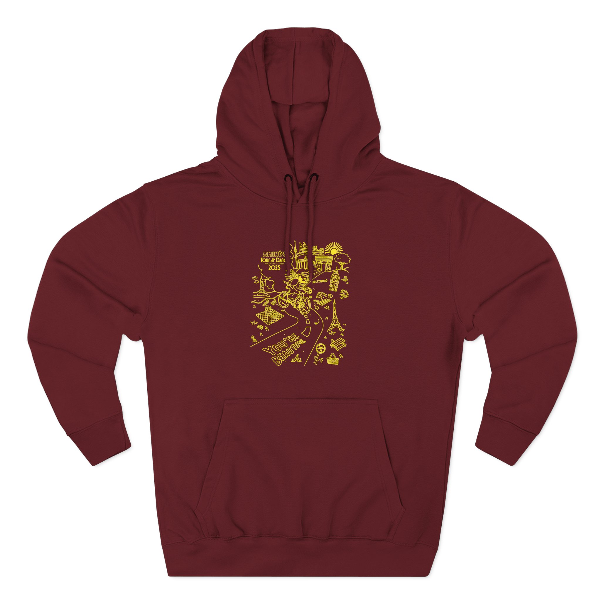 Aminé You're Beautiful Tour Three-Panel Fleece Hoodie - Image 9